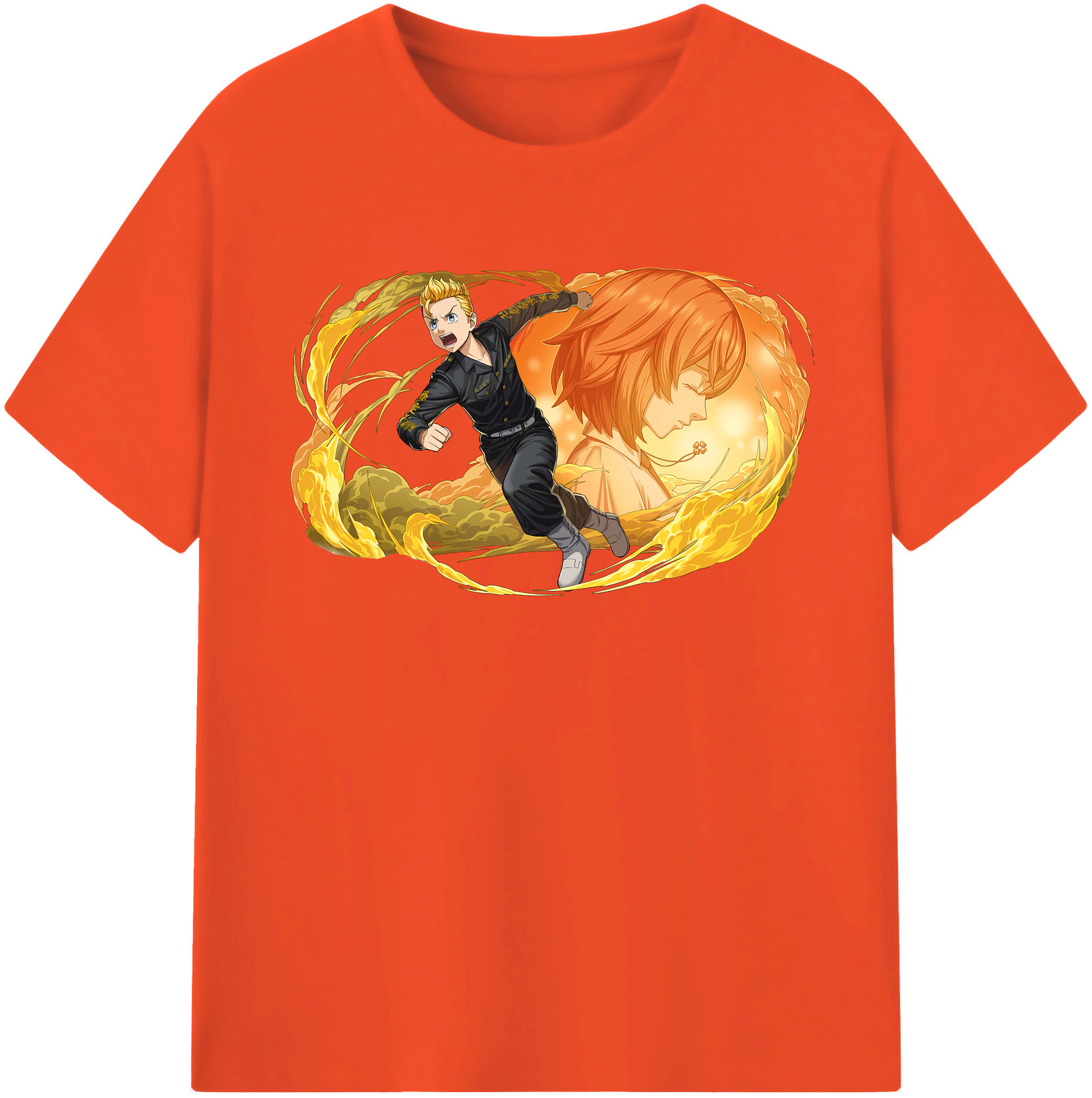 （画像用） 東京リベンジャーズ Tokyo Revengers 綿100％半袖Tシャツ（フロントプリント）