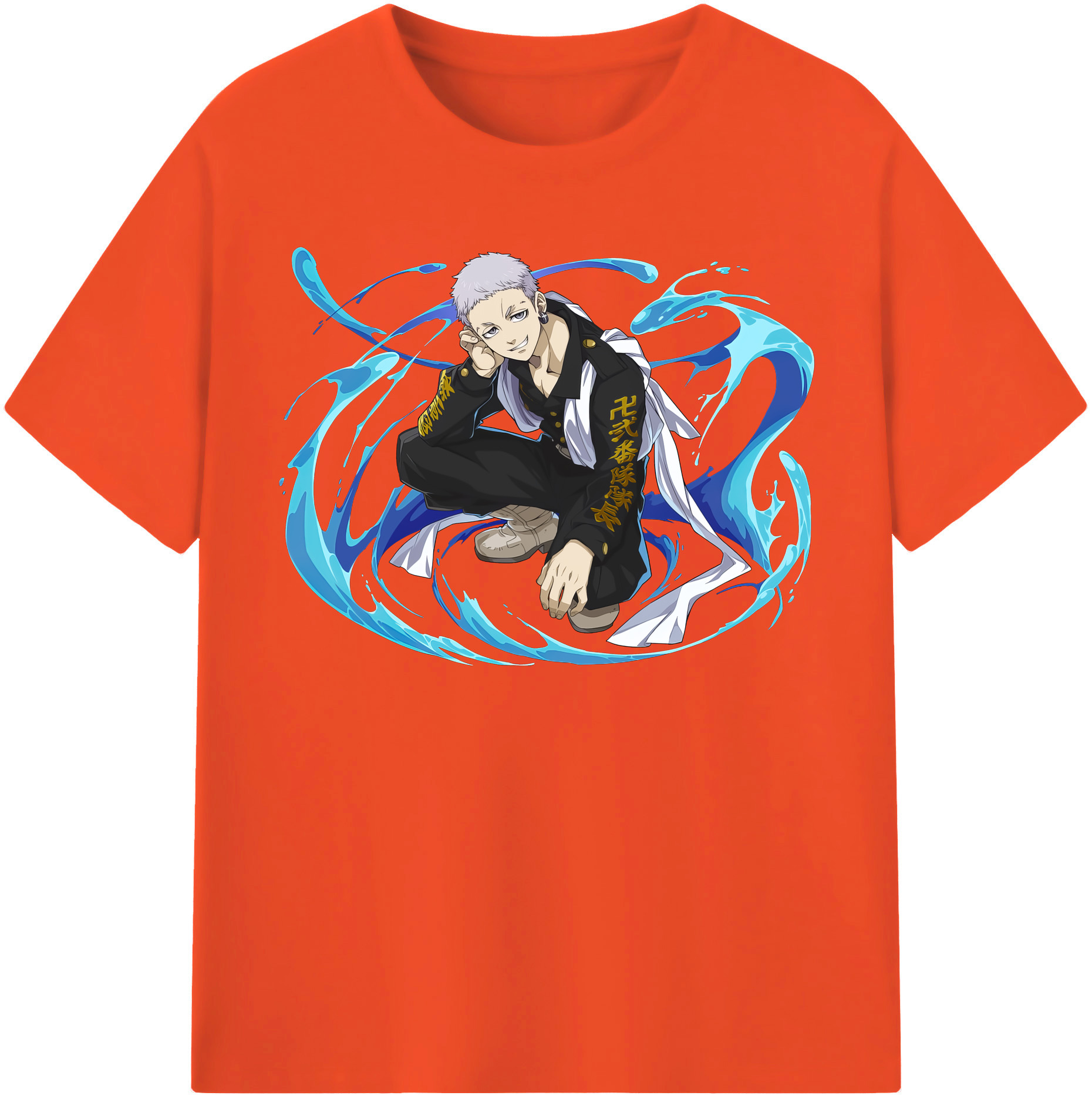 （画像用） 東京リベンジャーズ Tokyo Revengers 綿100％半袖Tシャツ（フロントプリント）