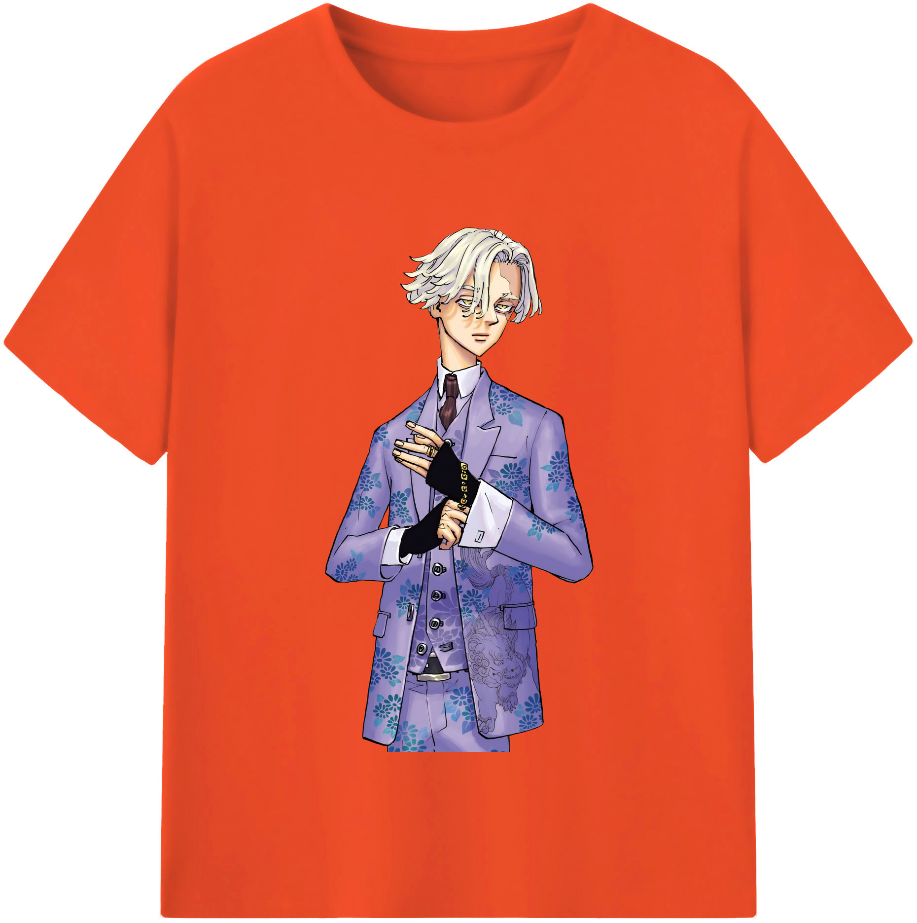 （画像用） 東京リベンジャーズ Tokyo Revengers 綿100％半袖Tシャツ（フロントプリント）