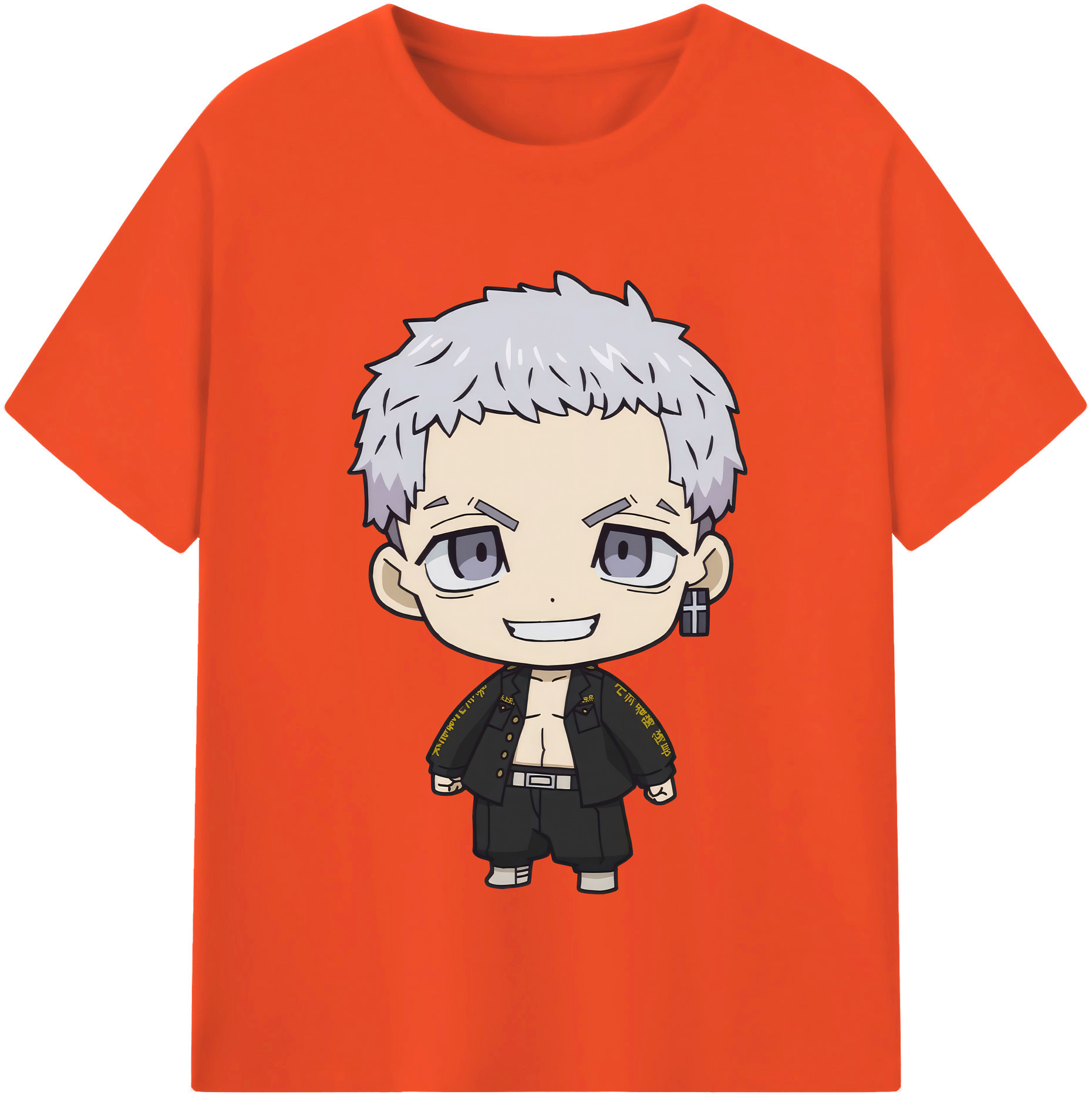 （画像用） 東京リベンジャーズ Tokyo Revengers 綿100％半袖Tシャツ（フロントプリント）