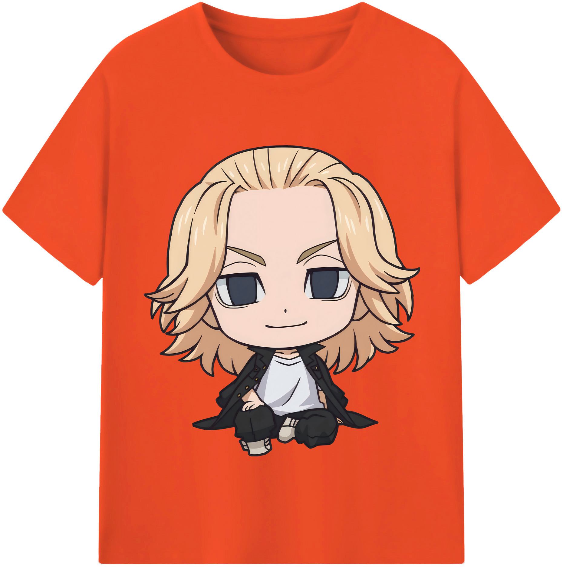 （画像用） 東京リベンジャーズ Tokyo Revengers 綿100％半袖Tシャツ（フロントプリント）