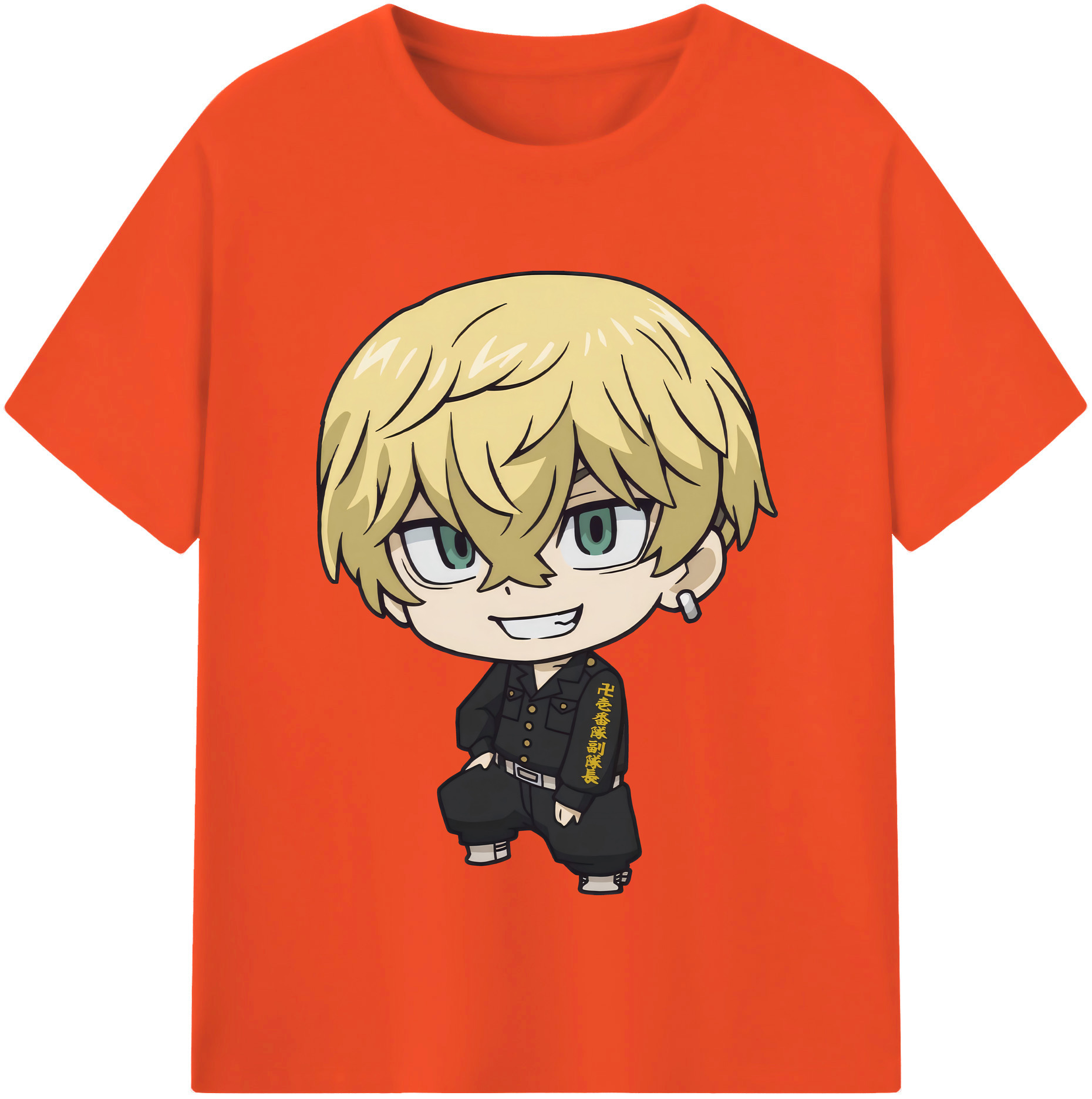 （画像用） 東京リベンジャーズ Tokyo Revengers 綿100％半袖Tシャツ（フロントプリント）