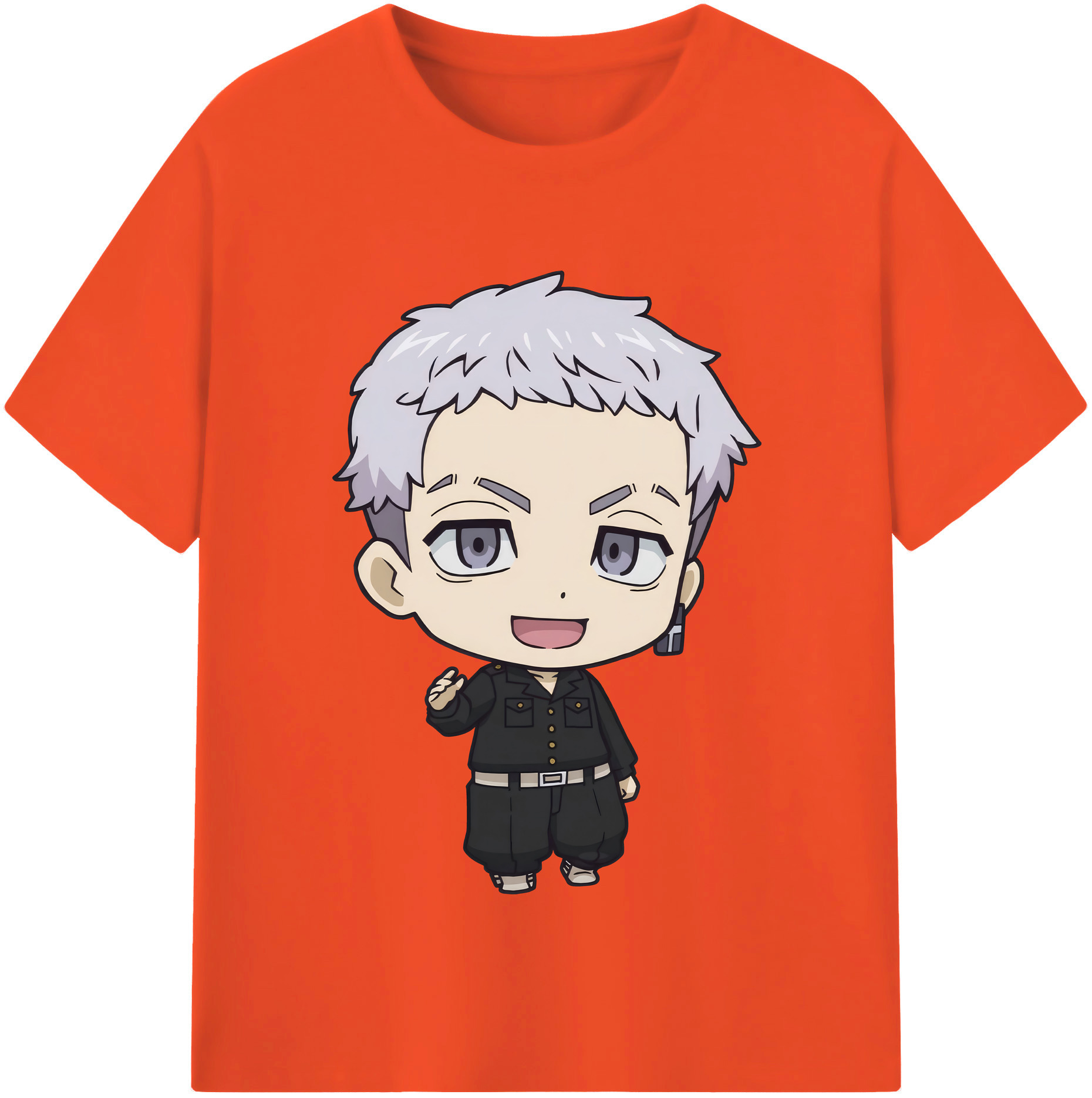 （画像用） 東京リベンジャーズ Tokyo Revengers 綿100％半袖Tシャツ（フロントプリント）