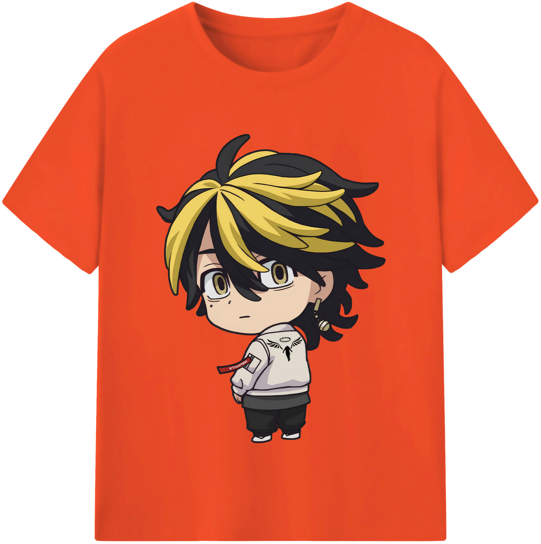 （画像用） 東京リベンジャーズ Tokyo Revengers 綿100％半袖Tシャツ（フロントプリント）