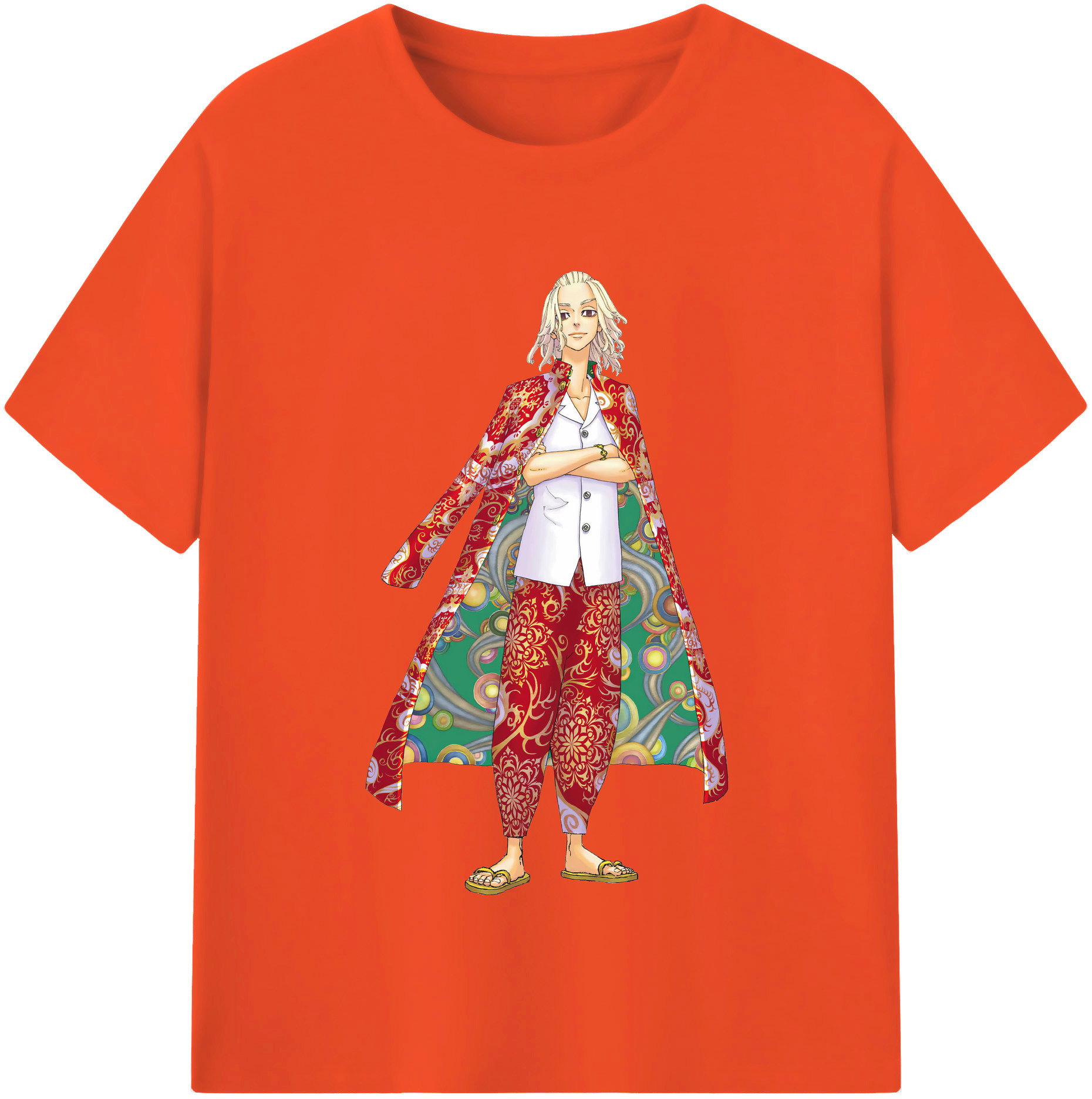 （画像用） 東京リベンジャーズ Tokyo Revengers 綿100％半袖Tシャツ（フロントプリント）