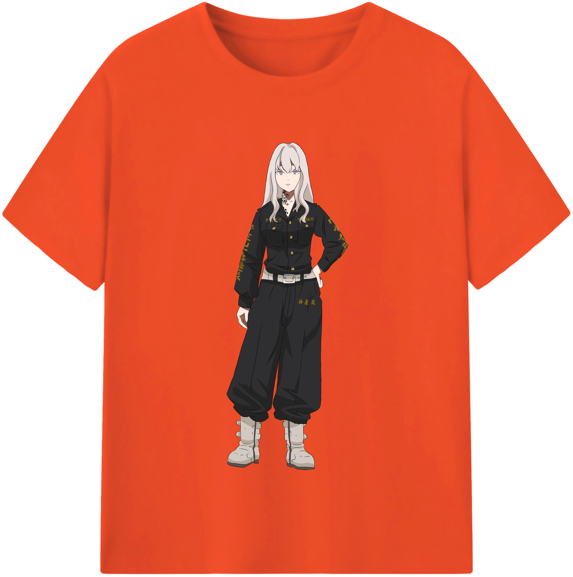 （画像用） 東京リベンジャーズ Tokyo Revengers 綿100％半袖Tシャツ（フロントプリント）