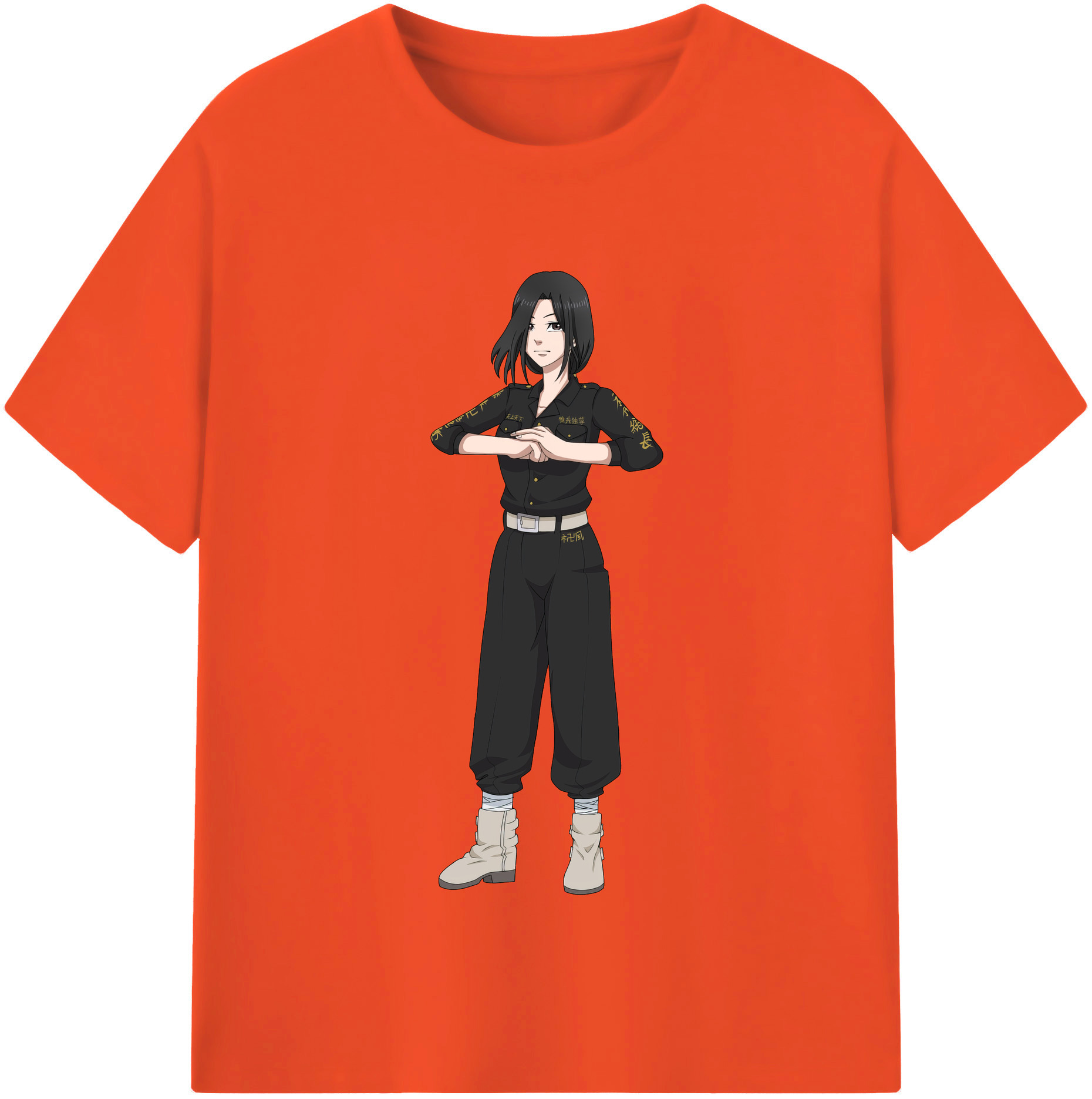 （画像用） 東京リベンジャーズ Tokyo Revengers 綿100％半袖Tシャツ（フロントプリント）