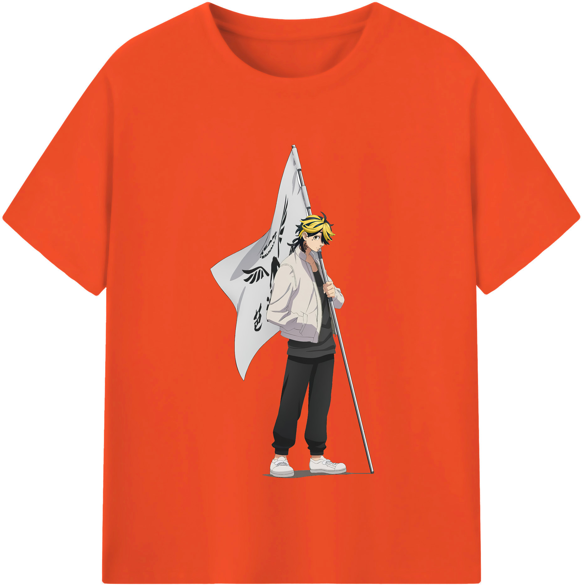 （画像用） 東京リベンジャーズ Tokyo Revengers 綿100％半袖Tシャツ（フロントプリント）