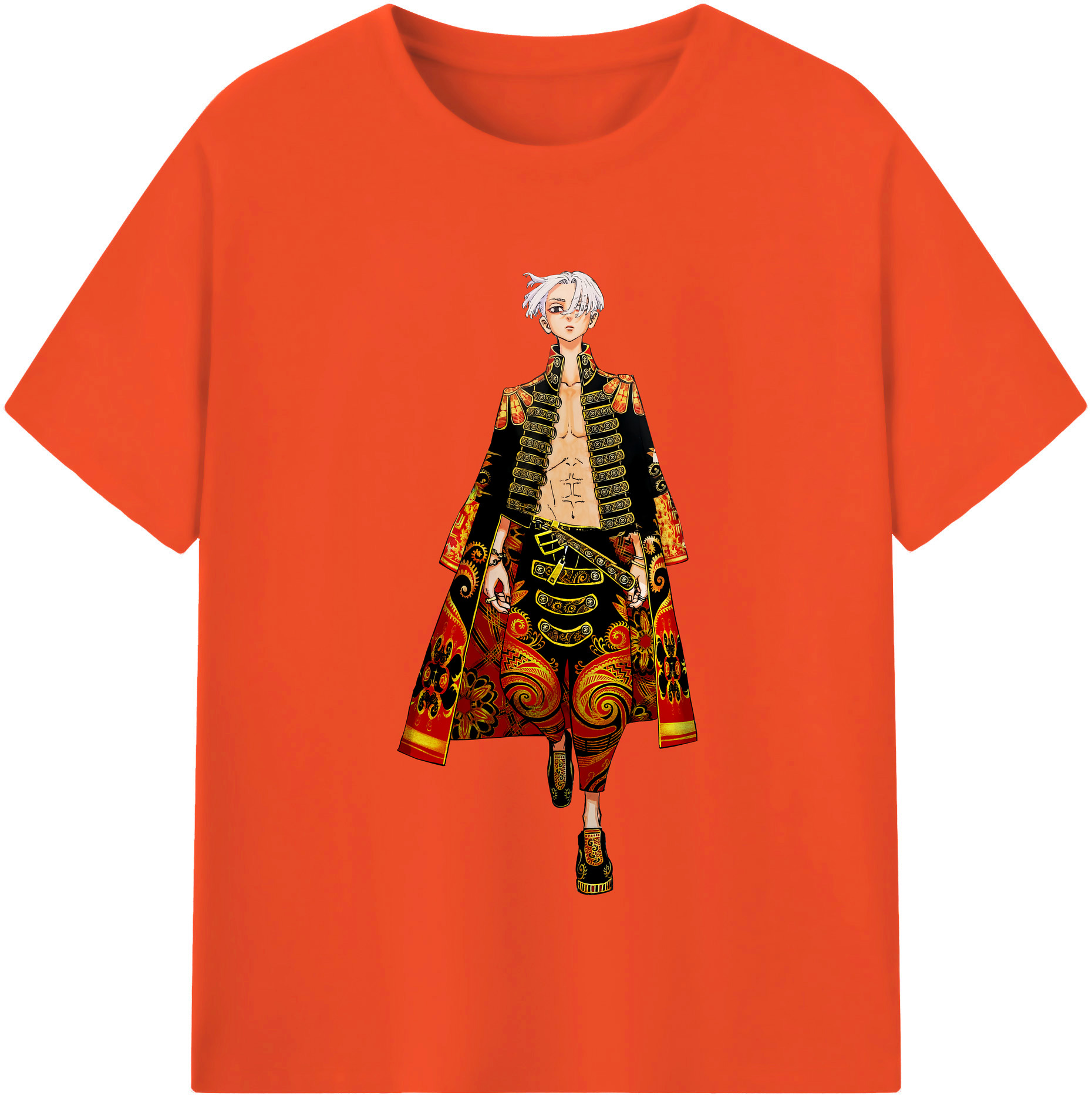 （画像用） 東京リベンジャーズ Tokyo Revengers 綿100％半袖Tシャツ（フロントプリント）