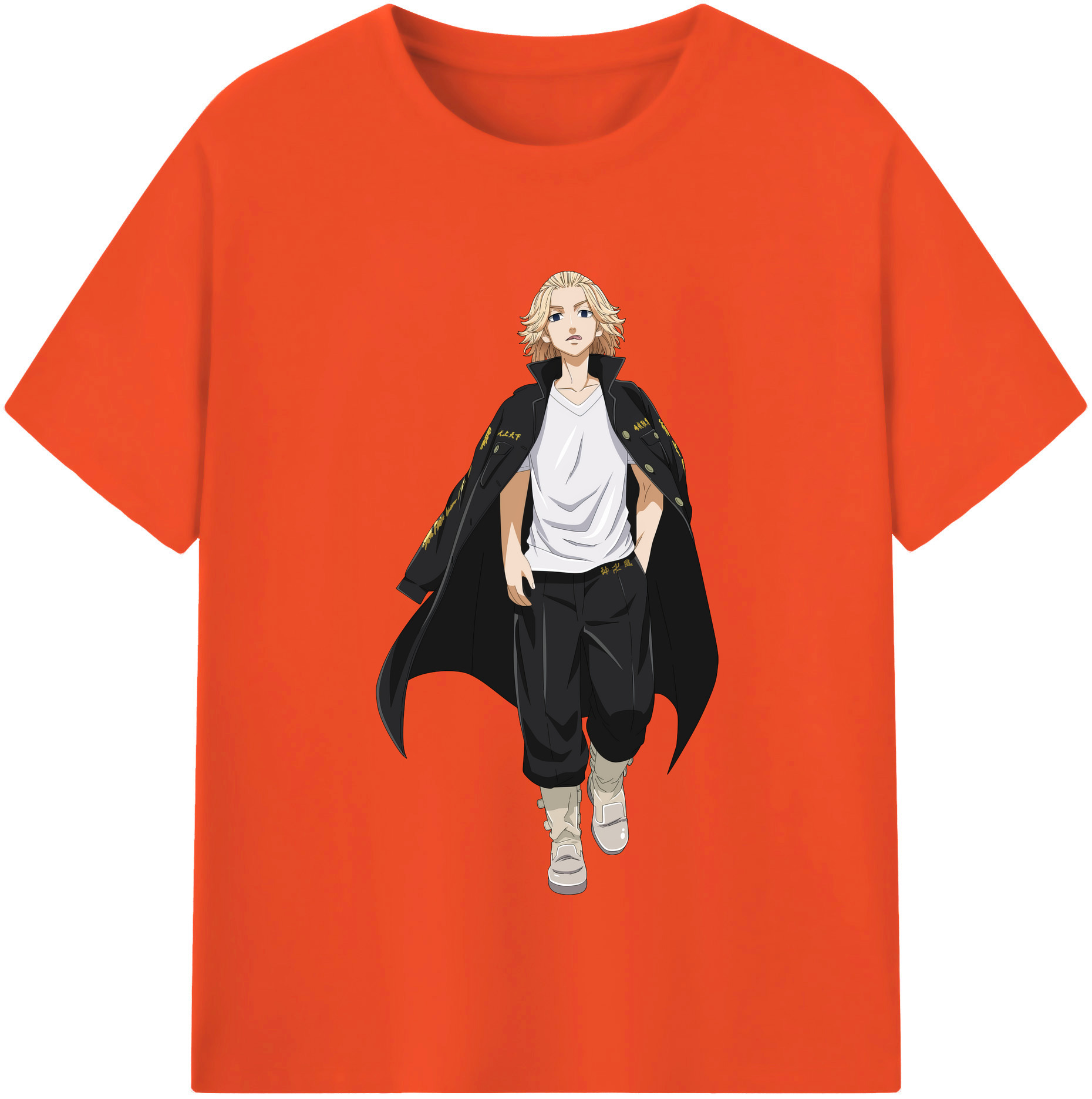 （画像用） 東京リベンジャーズ Tokyo Revengers 綿100％半袖Tシャツ（フロントプリント）