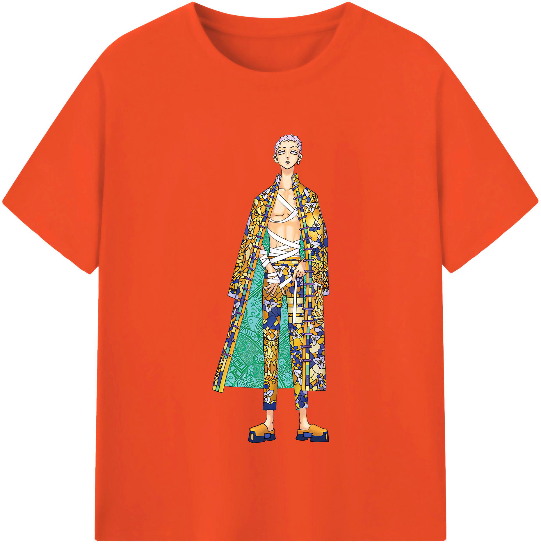 （画像用） 東京リベンジャーズ Tokyo Revengers 綿100％半袖Tシャツ（フロントプリント）