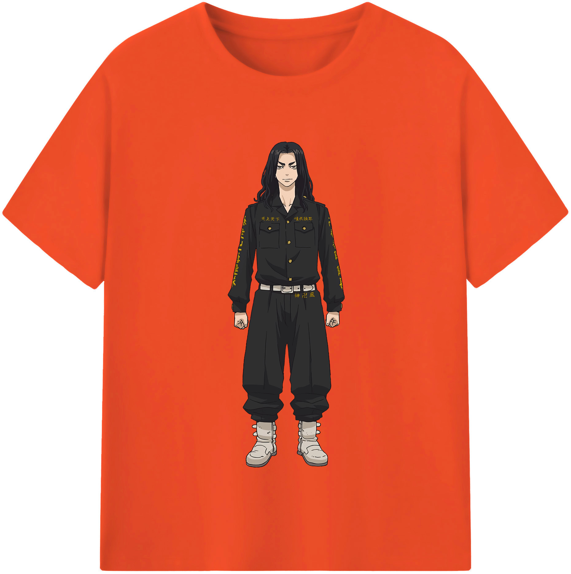 （画像用） 東京リベンジャーズ Tokyo Revengers 綿100％半袖Tシャツ（フロントプリント）