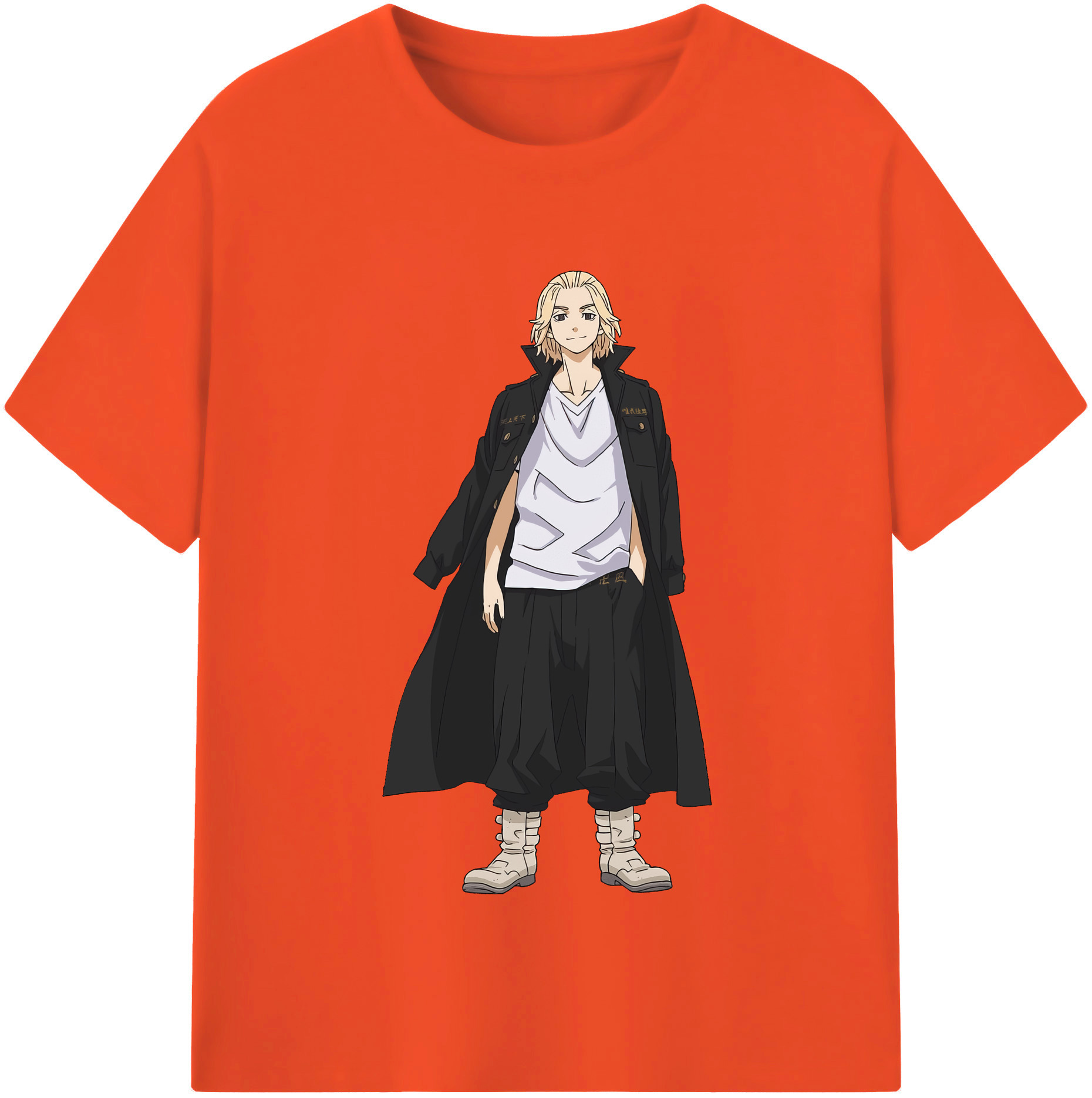 （画像用） 東京リベンジャーズ Tokyo Revengers 綿100％半袖Tシャツ（フロントプリント）