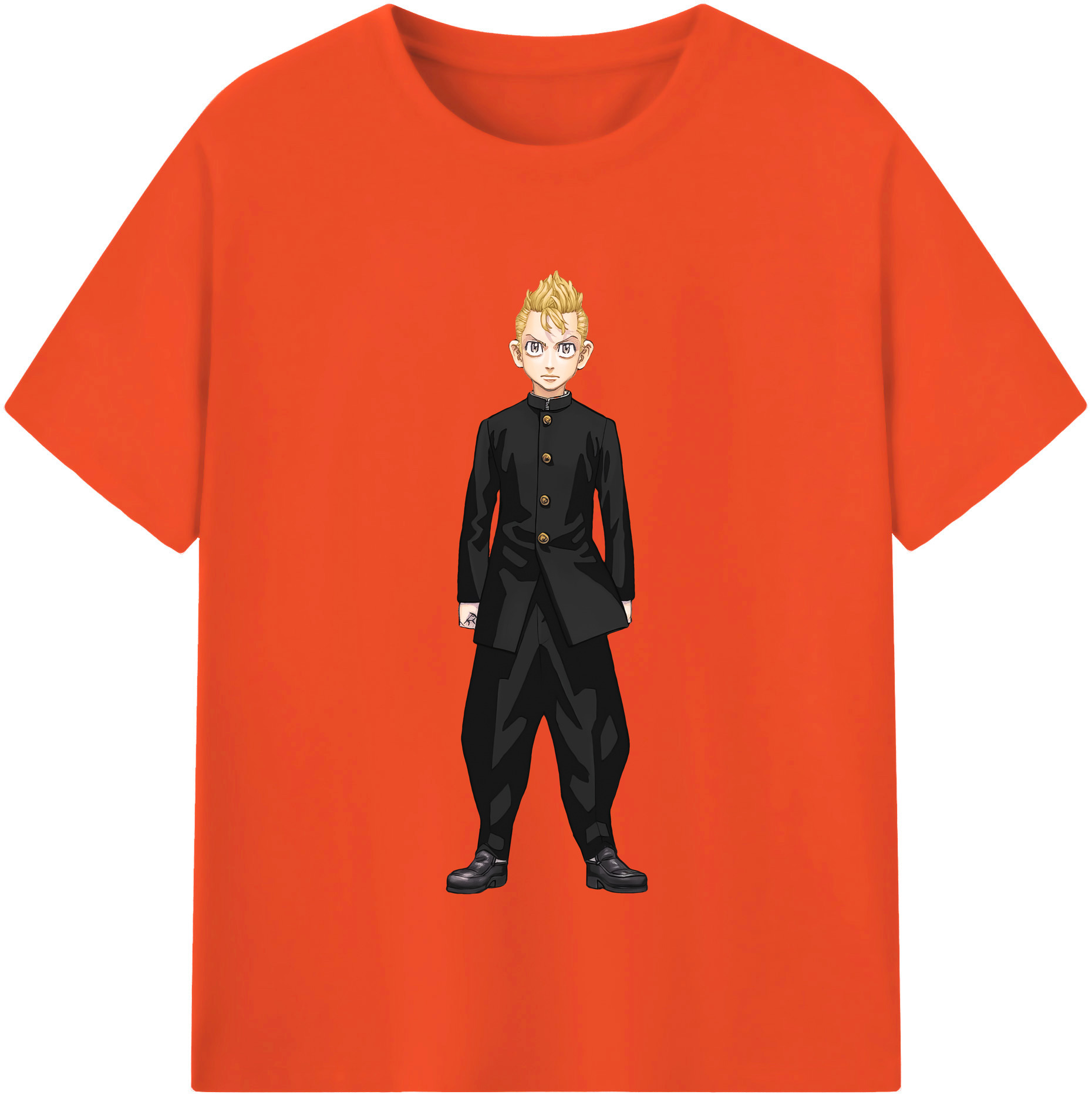 （画像用） 東京リベンジャーズ Tokyo Revengers 綿100％半袖Tシャツ（フロントプリント）