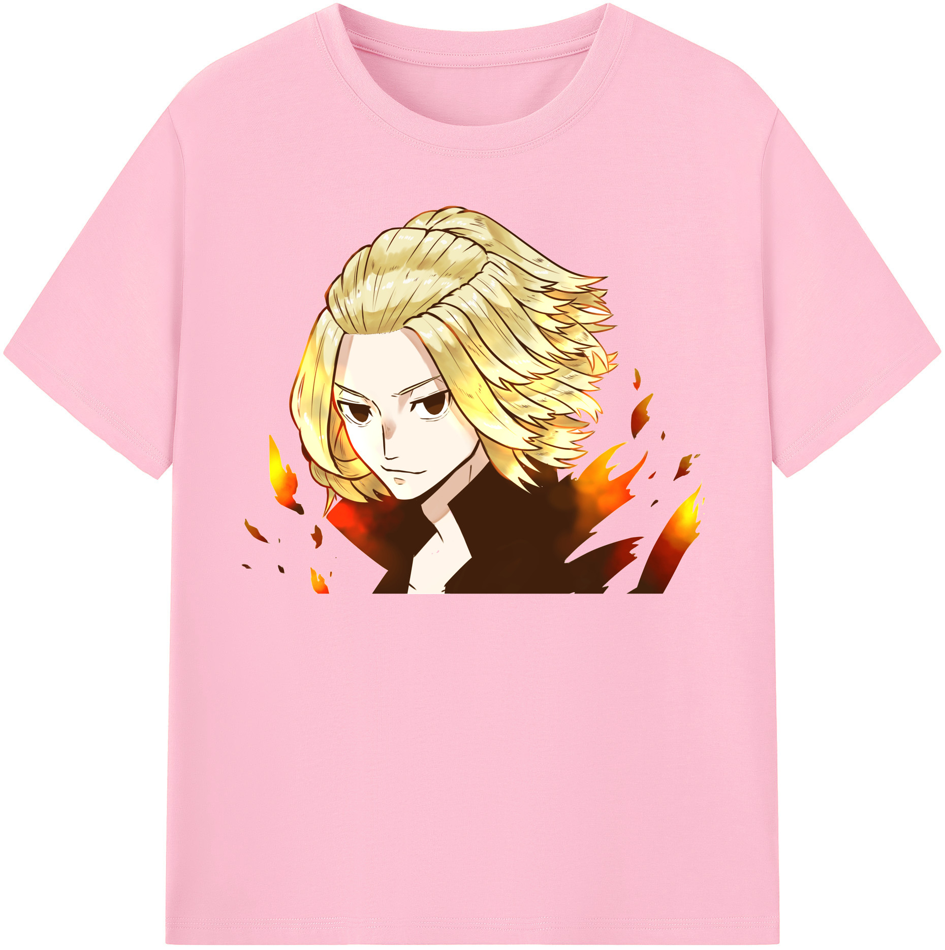 （画像用） 東京リベンジャーズ Tokyo Revengers 綿100％半袖Tシャツ（フロントプリント）