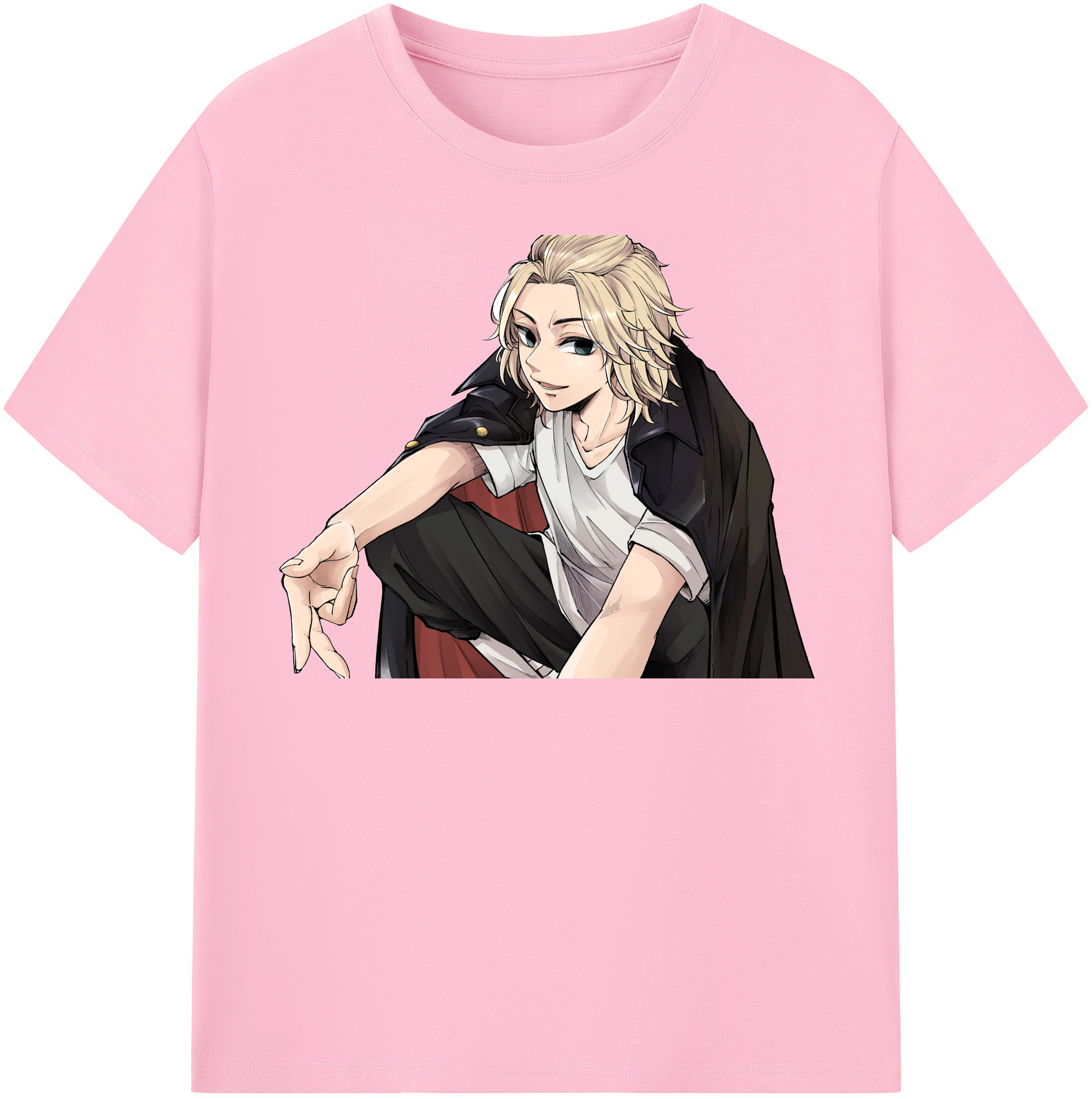（画像用） 東京リベンジャーズ Tokyo Revengers 綿100％半袖Tシャツ（フロントプリント）