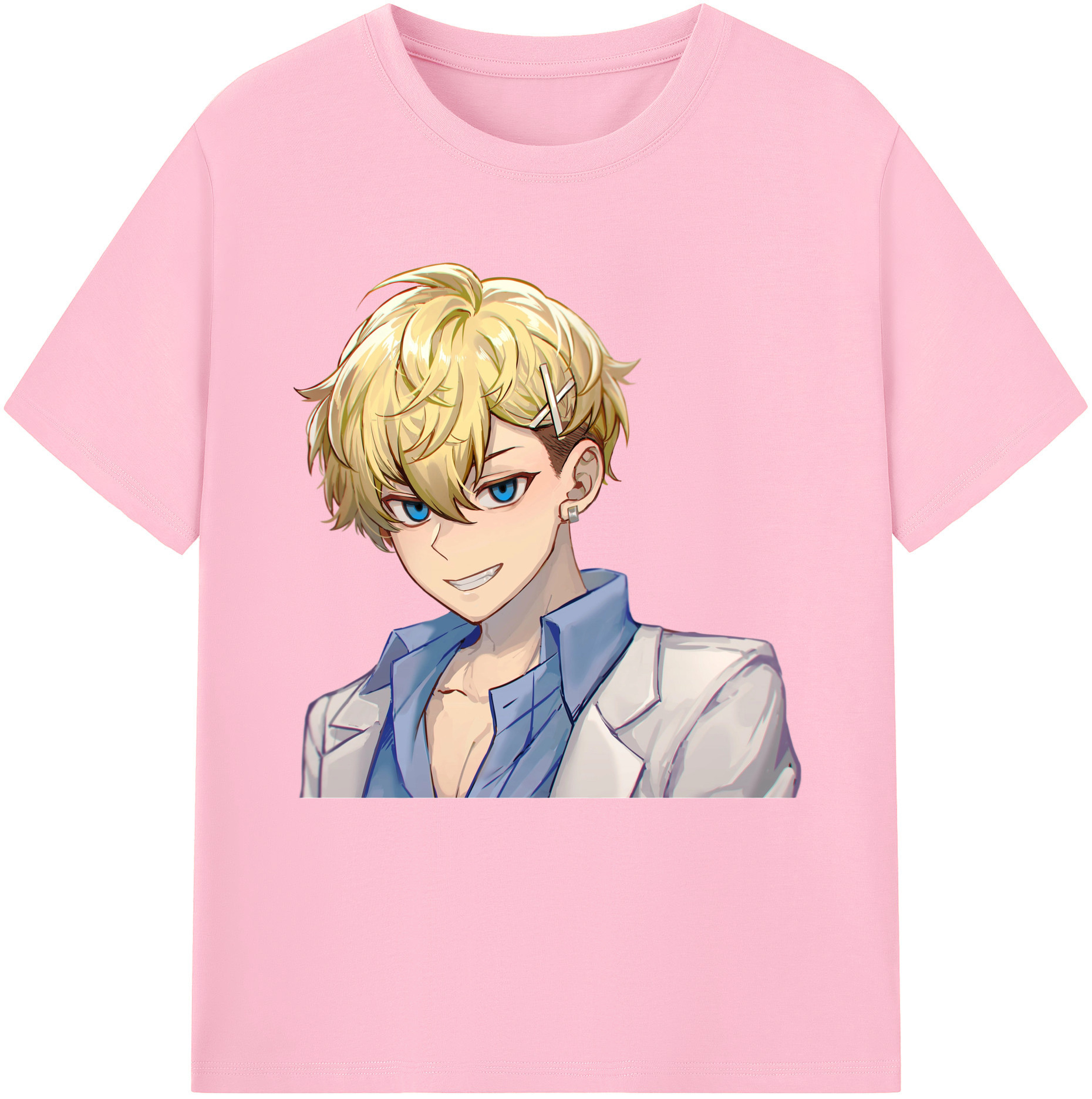 （画像用） 東京リベンジャーズ Tokyo Revengers 綿100％半袖Tシャツ（フロントプリント）
