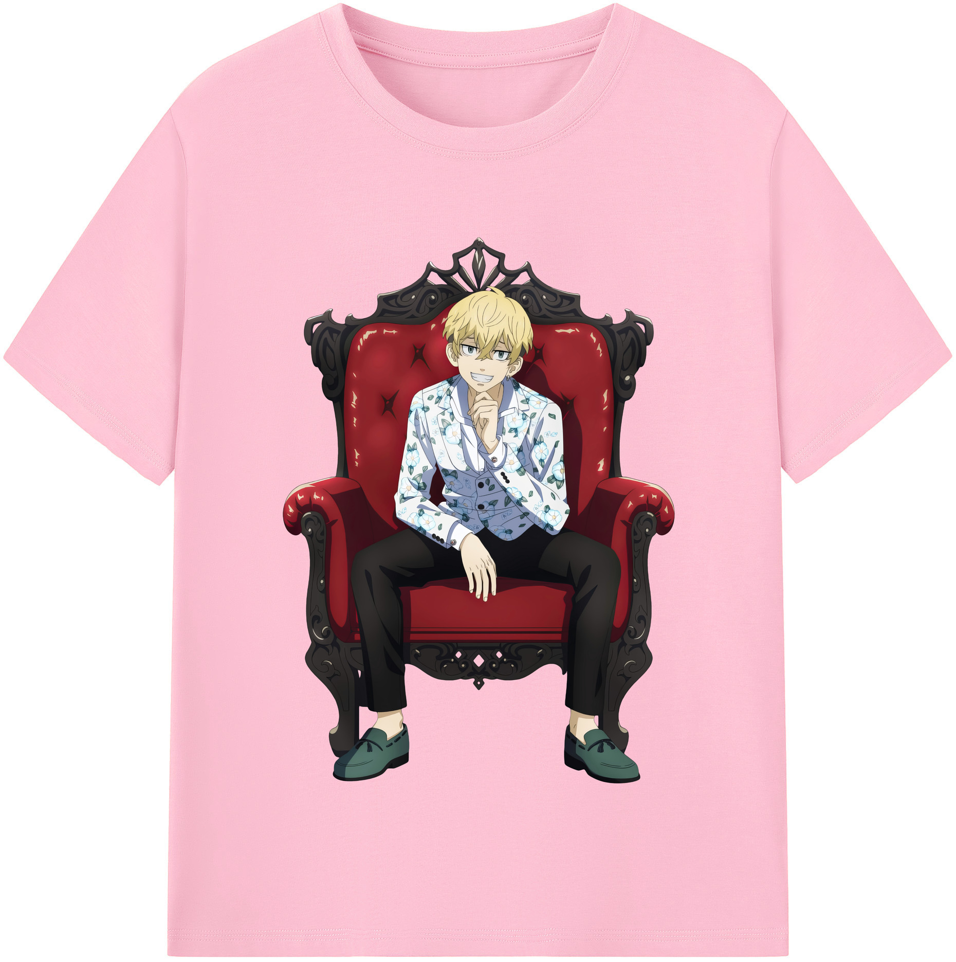 （画像用） 東京リベンジャーズ Tokyo Revengers 綿100％半袖Tシャツ（フロントプリント）