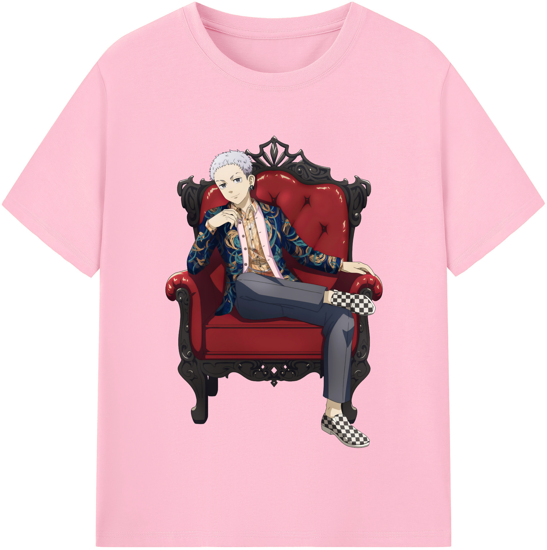 （画像用） 東京リベンジャーズ Tokyo Revengers 綿100％半袖Tシャツ（フロントプリント）