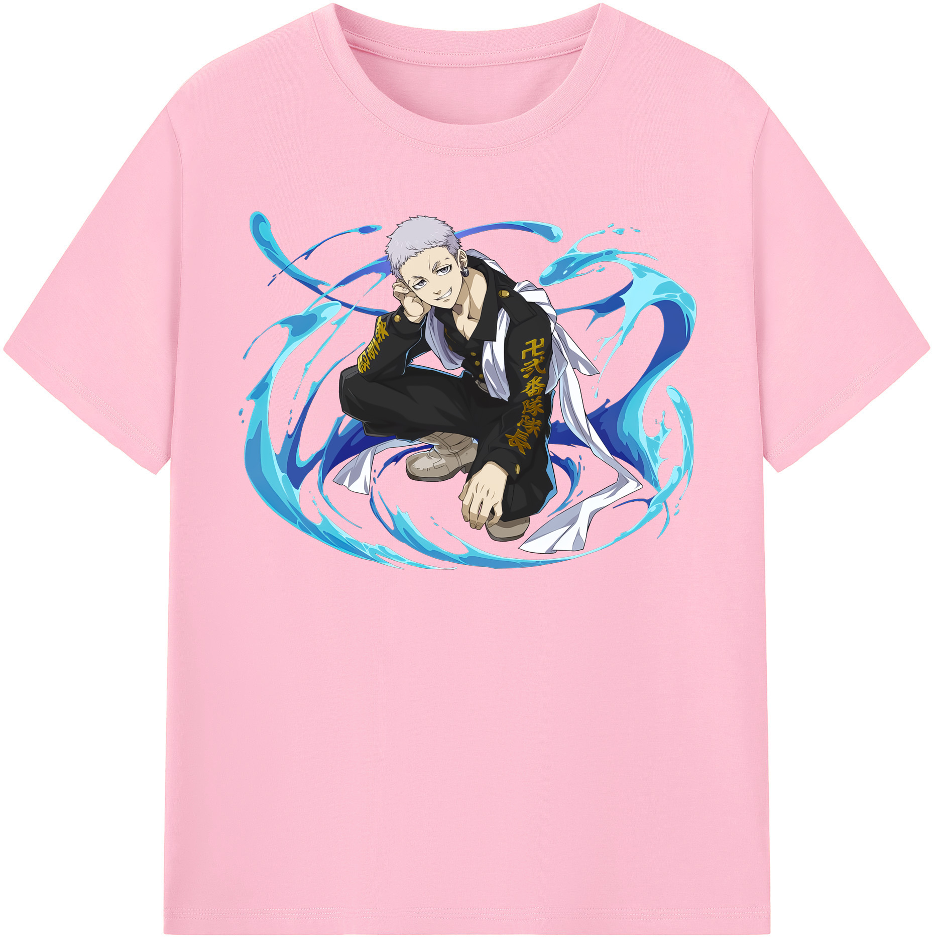 （画像用） 東京リベンジャーズ Tokyo Revengers 綿100％半袖Tシャツ（フロントプリント）