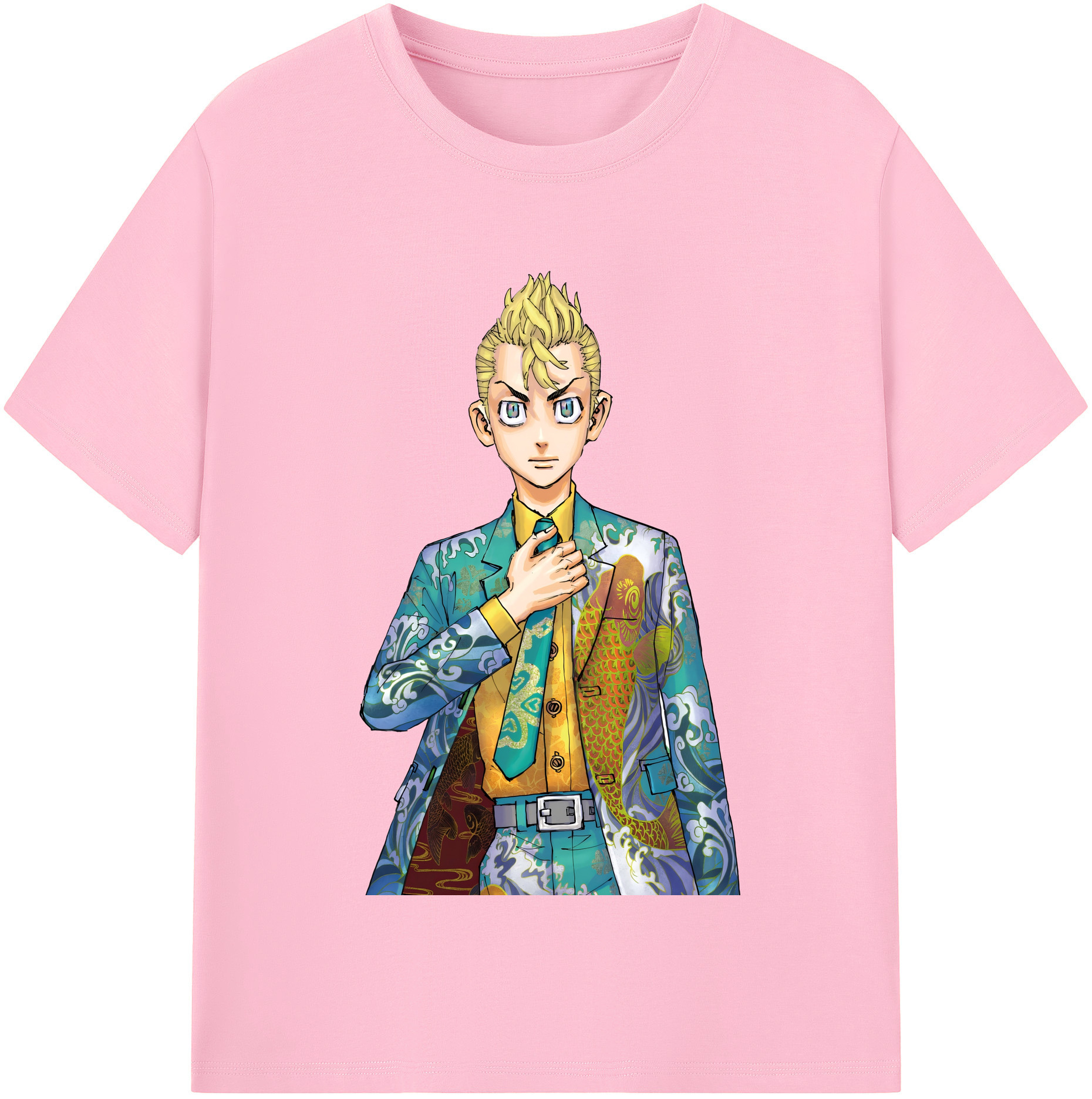 （画像用） 東京リベンジャーズ Tokyo Revengers 綿100％半袖Tシャツ（フロントプリント）