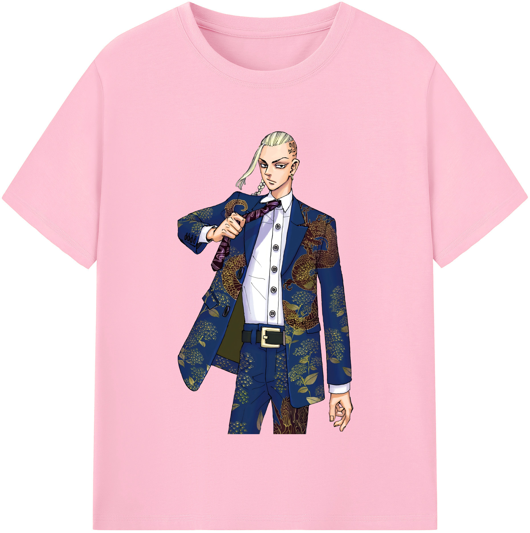 （画像用） 東京リベンジャーズ Tokyo Revengers 綿100％半袖Tシャツ（フロントプリント）