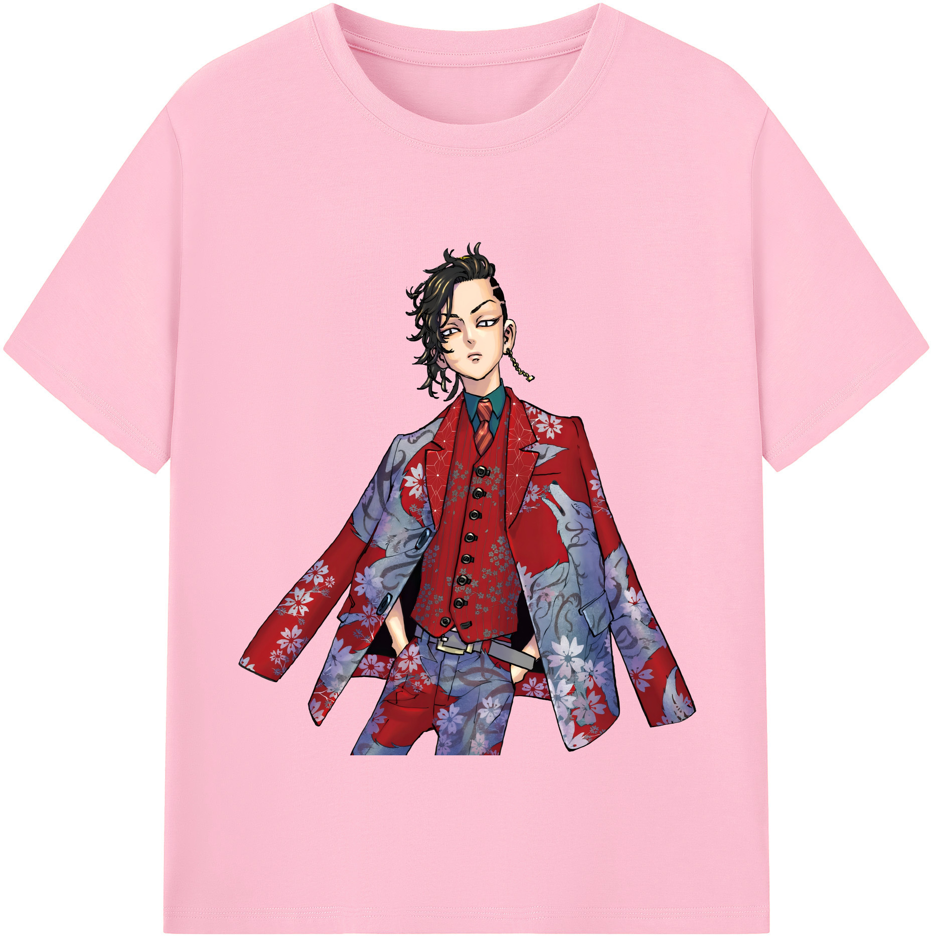 （画像用） 東京リベンジャーズ Tokyo Revengers 綿100％半袖Tシャツ（フロントプリント）
