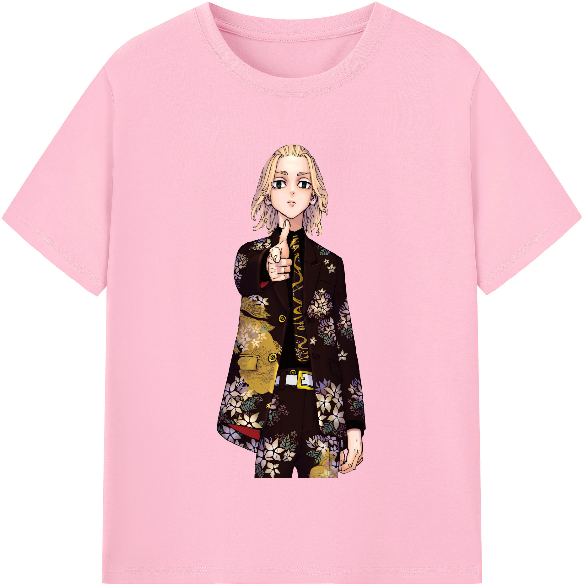 （画像用） 東京リベンジャーズ Tokyo Revengers 綿100％半袖Tシャツ（フロントプリント）