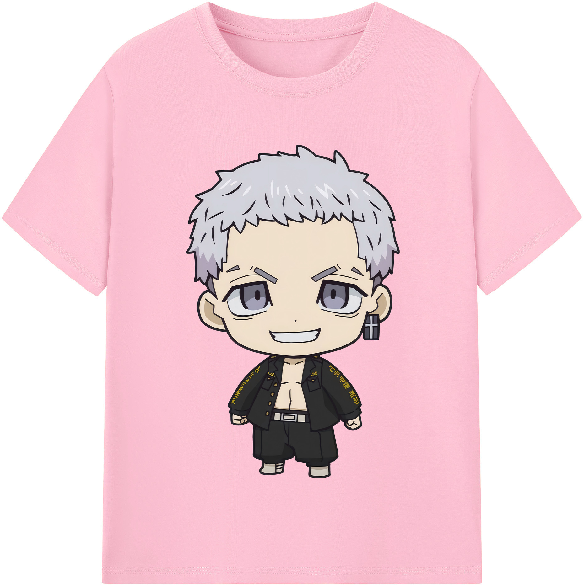 （画像用） 東京リベンジャーズ Tokyo Revengers 綿100％半袖Tシャツ（フロントプリント）