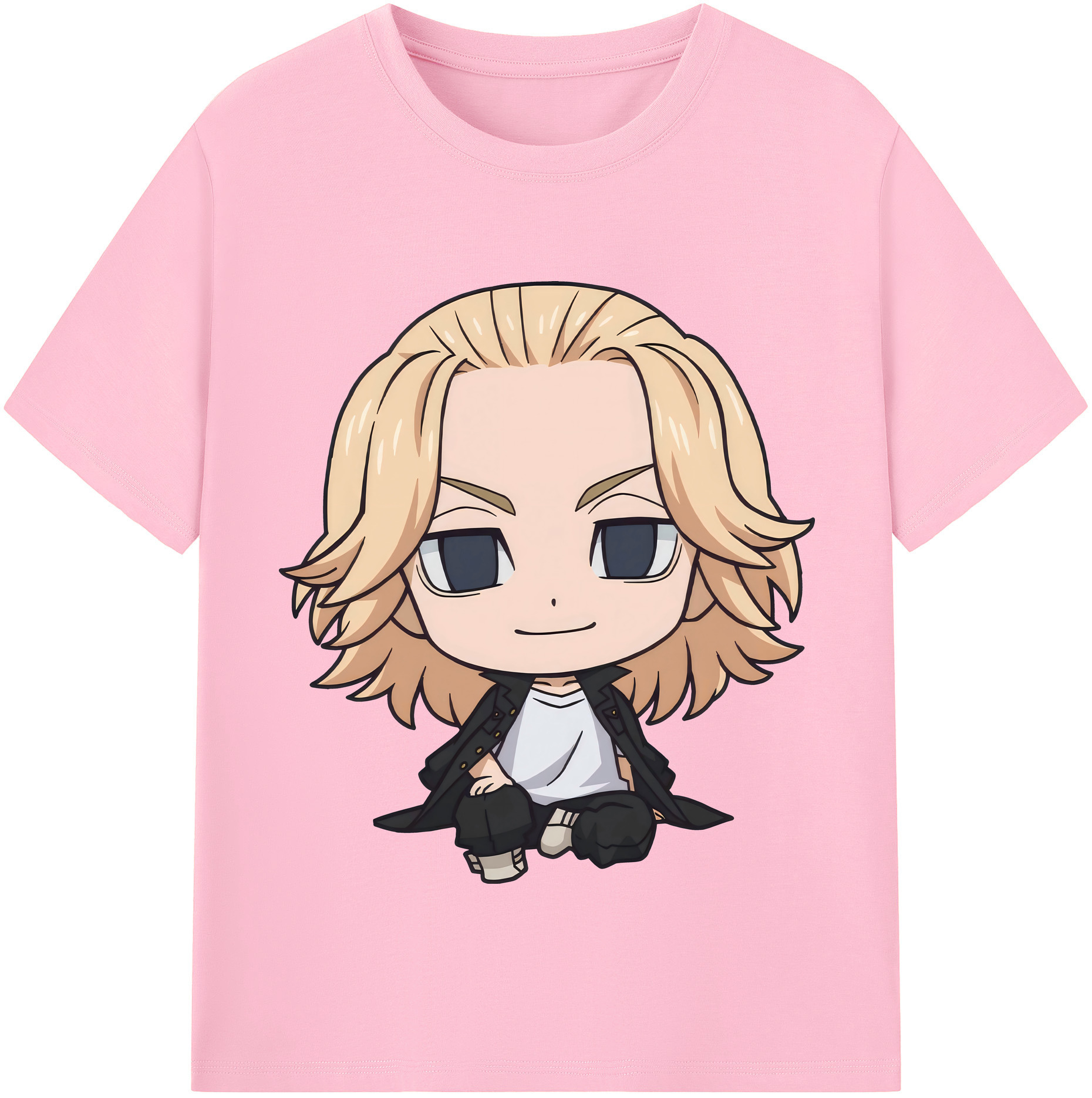 （画像用） 東京リベンジャーズ Tokyo Revengers 綿100％半袖Tシャツ（フロントプリント）
