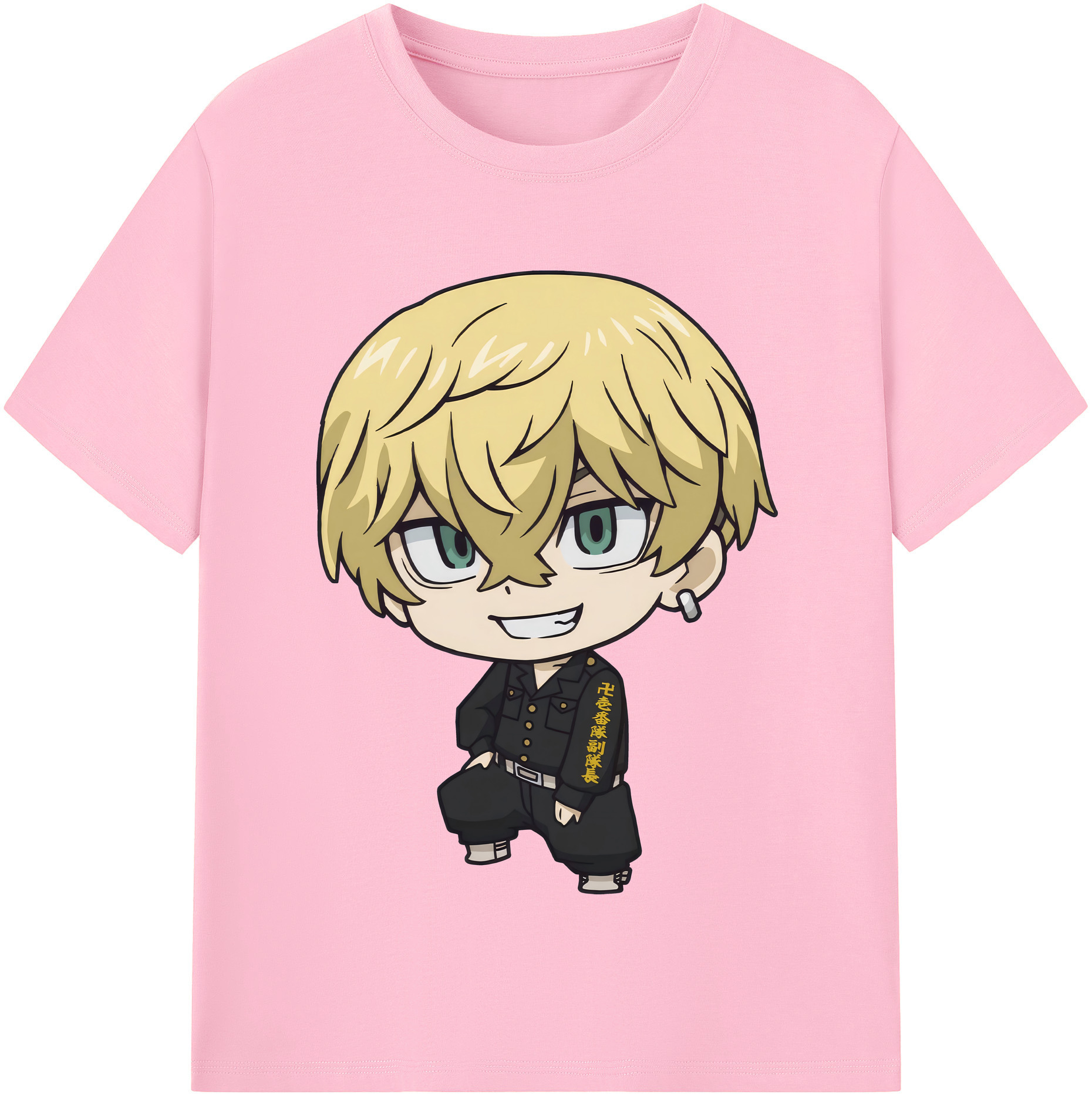 （画像用） 東京リベンジャーズ Tokyo Revengers 綿100％半袖Tシャツ（フロントプリント）
