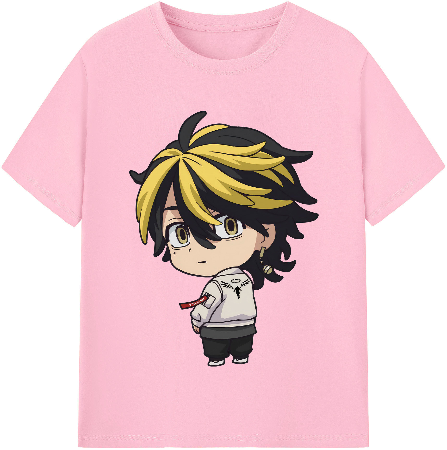 （画像用） 東京リベンジャーズ Tokyo Revengers 綿100％半袖Tシャツ（フロントプリント）