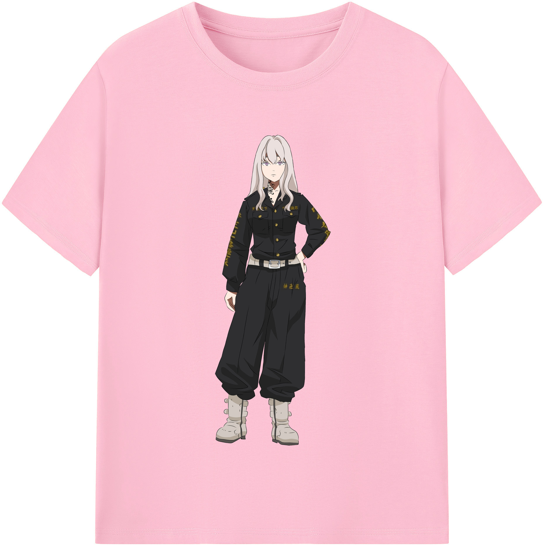（画像用） 東京リベンジャーズ Tokyo Revengers 綿100％半袖Tシャツ（フロントプリント）