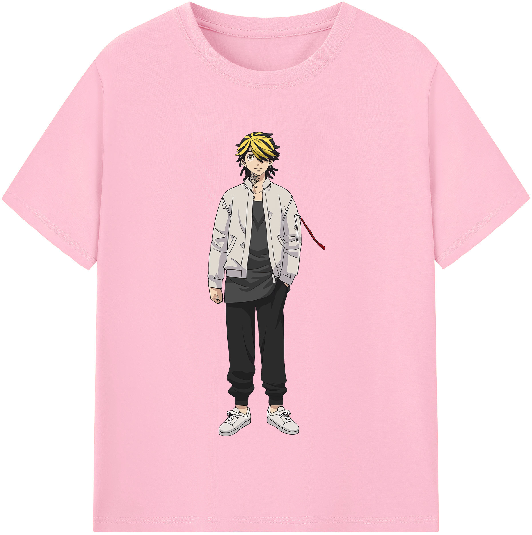 （画像用） 東京リベンジャーズ Tokyo Revengers 綿100％半袖Tシャツ（フロントプリント）