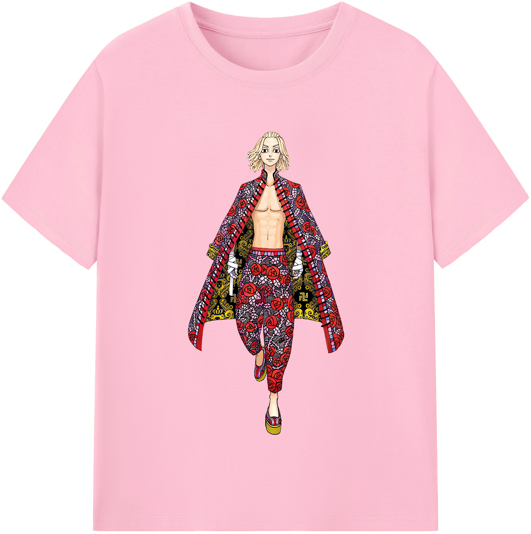 （画像用） 東京リベンジャーズ Tokyo Revengers 綿100％半袖Tシャツ（フロントプリント）