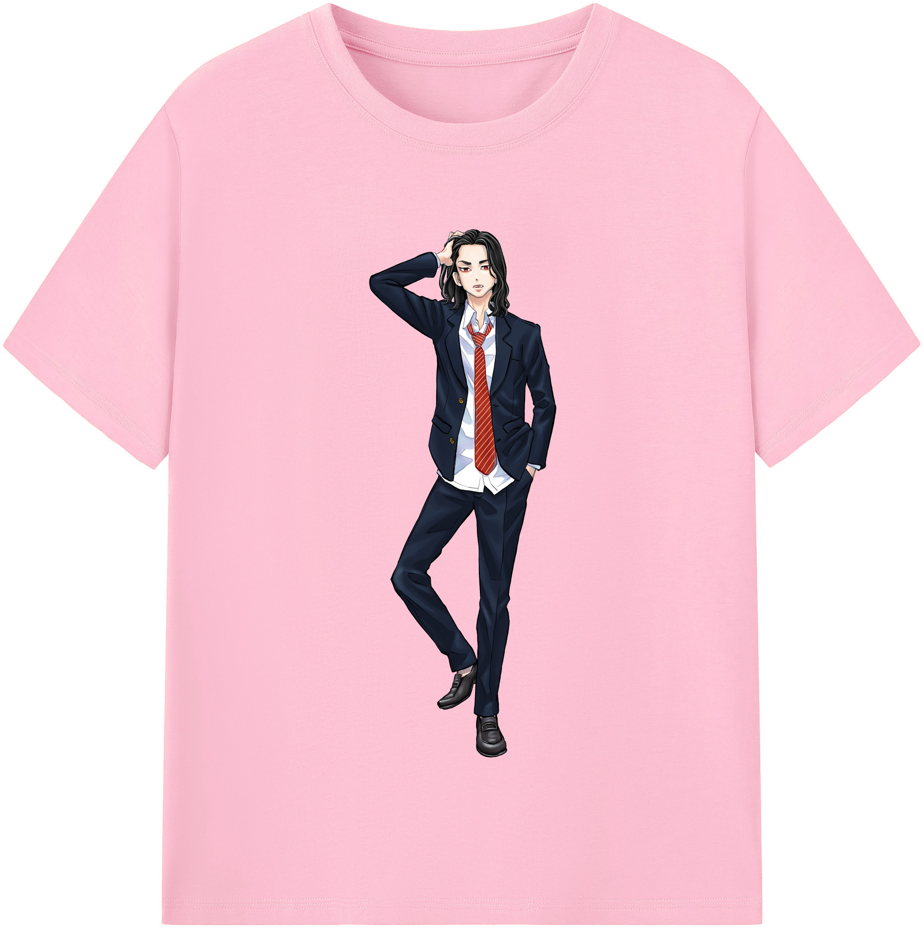 （画像用） 東京リベンジャーズ Tokyo Revengers 綿100％半袖Tシャツ（フロントプリント）
