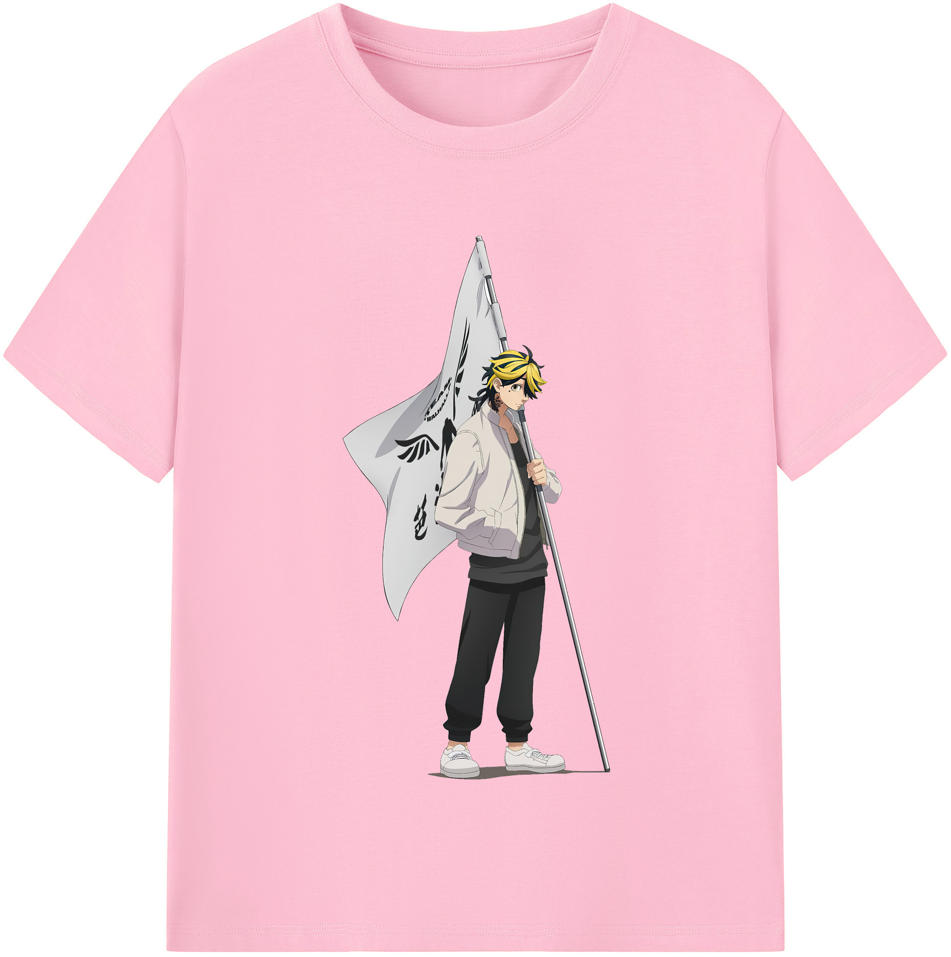（画像用） 東京リベンジャーズ Tokyo Revengers 綿100％半袖Tシャツ（フロントプリント）