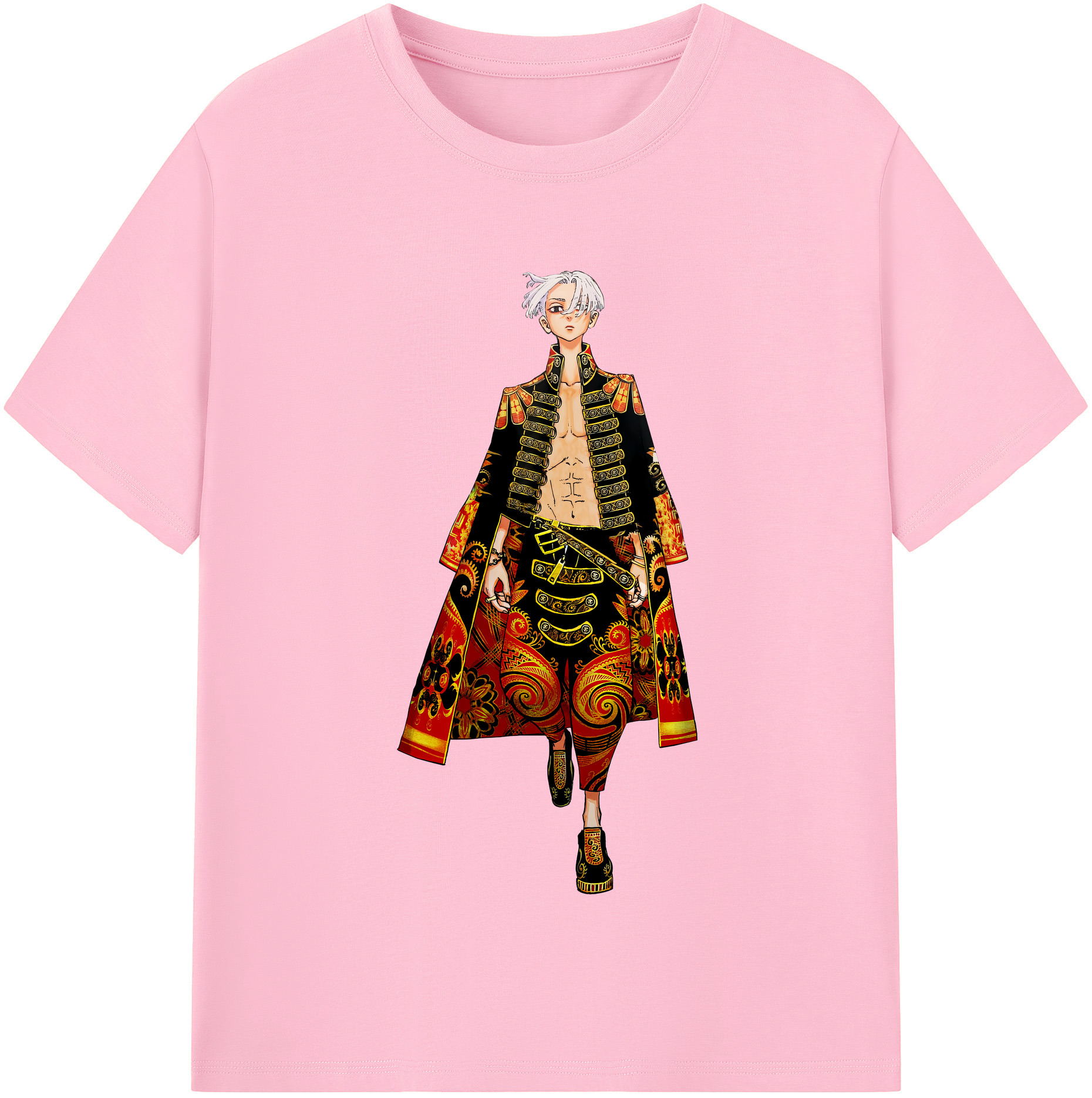 （画像用） 東京リベンジャーズ Tokyo Revengers 綿100％半袖Tシャツ（フロントプリント）