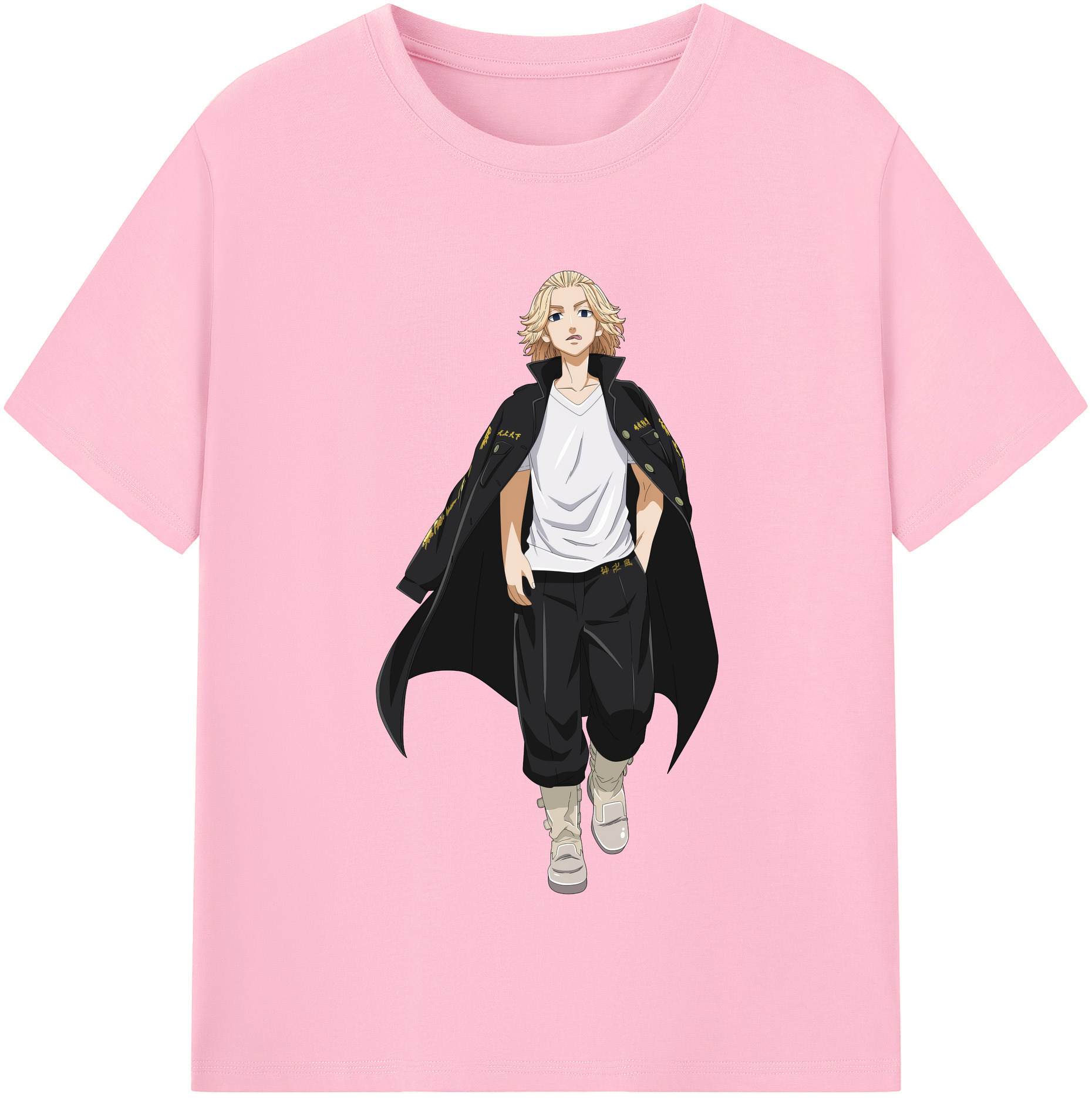 （画像用） 東京リベンジャーズ Tokyo Revengers 綿100％半袖Tシャツ（フロントプリント）