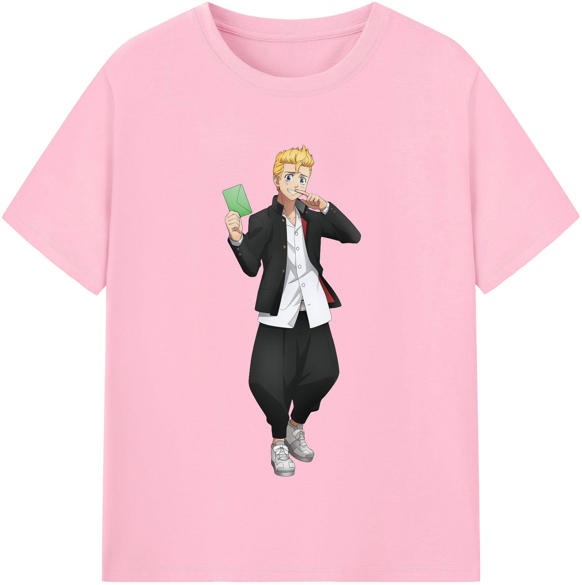 （画像用） 東京リベンジャーズ Tokyo Revengers 綿100％半袖Tシャツ（フロントプリント）