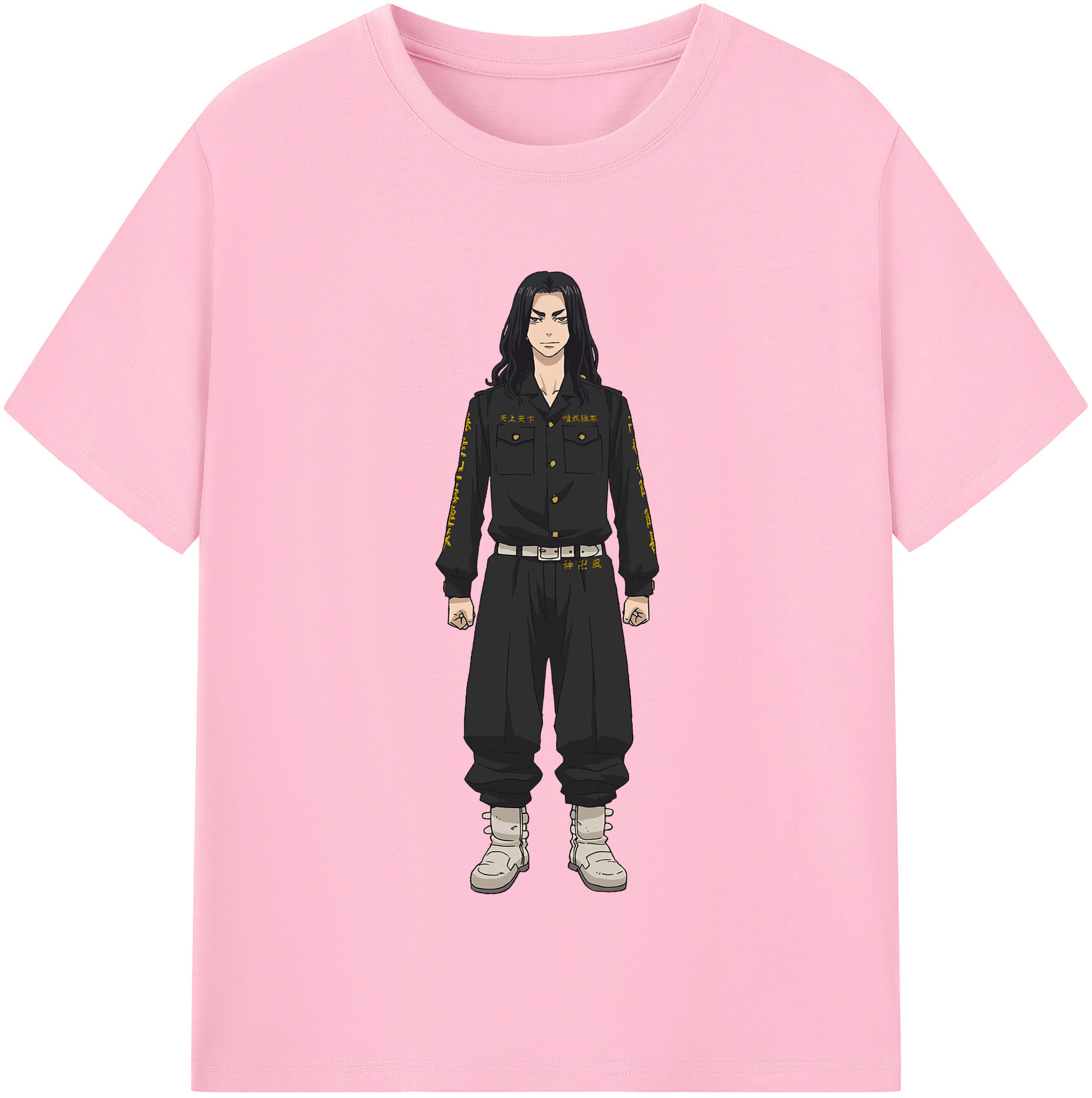 （画像用） 東京リベンジャーズ Tokyo Revengers 綿100％半袖Tシャツ（フロントプリント）