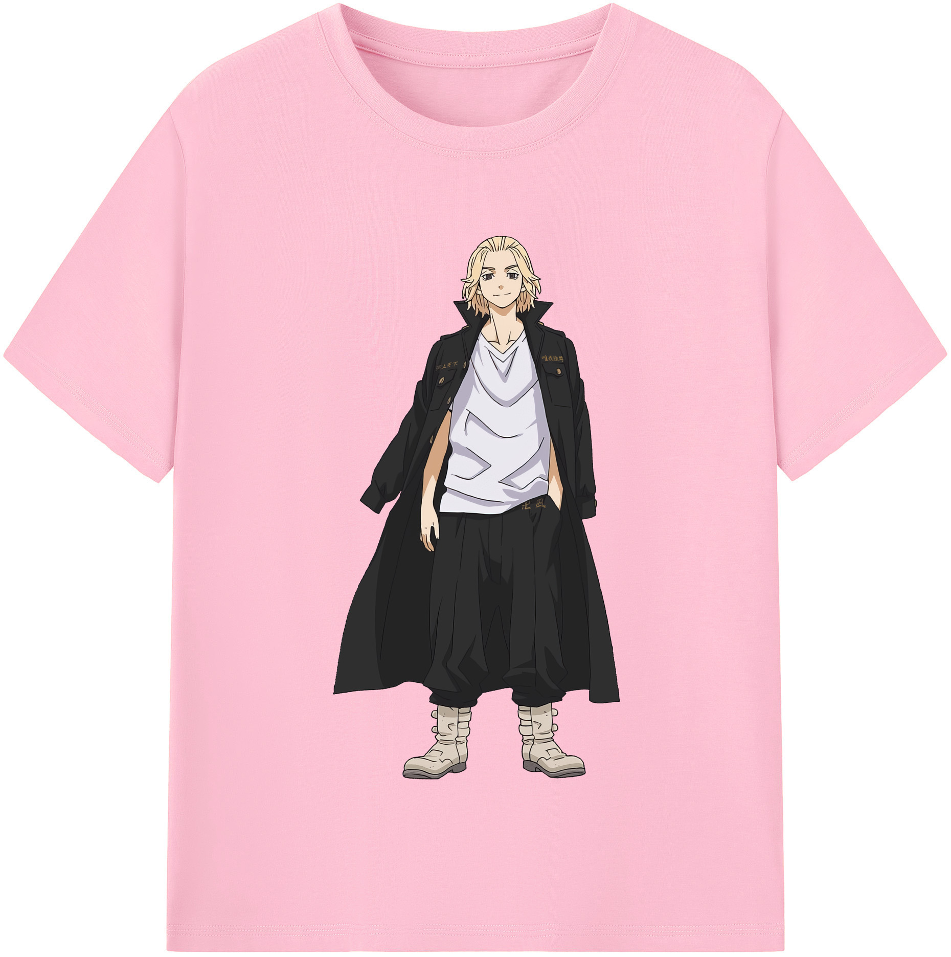 （画像用） 東京リベンジャーズ Tokyo Revengers 綿100％半袖Tシャツ（フロントプリント）