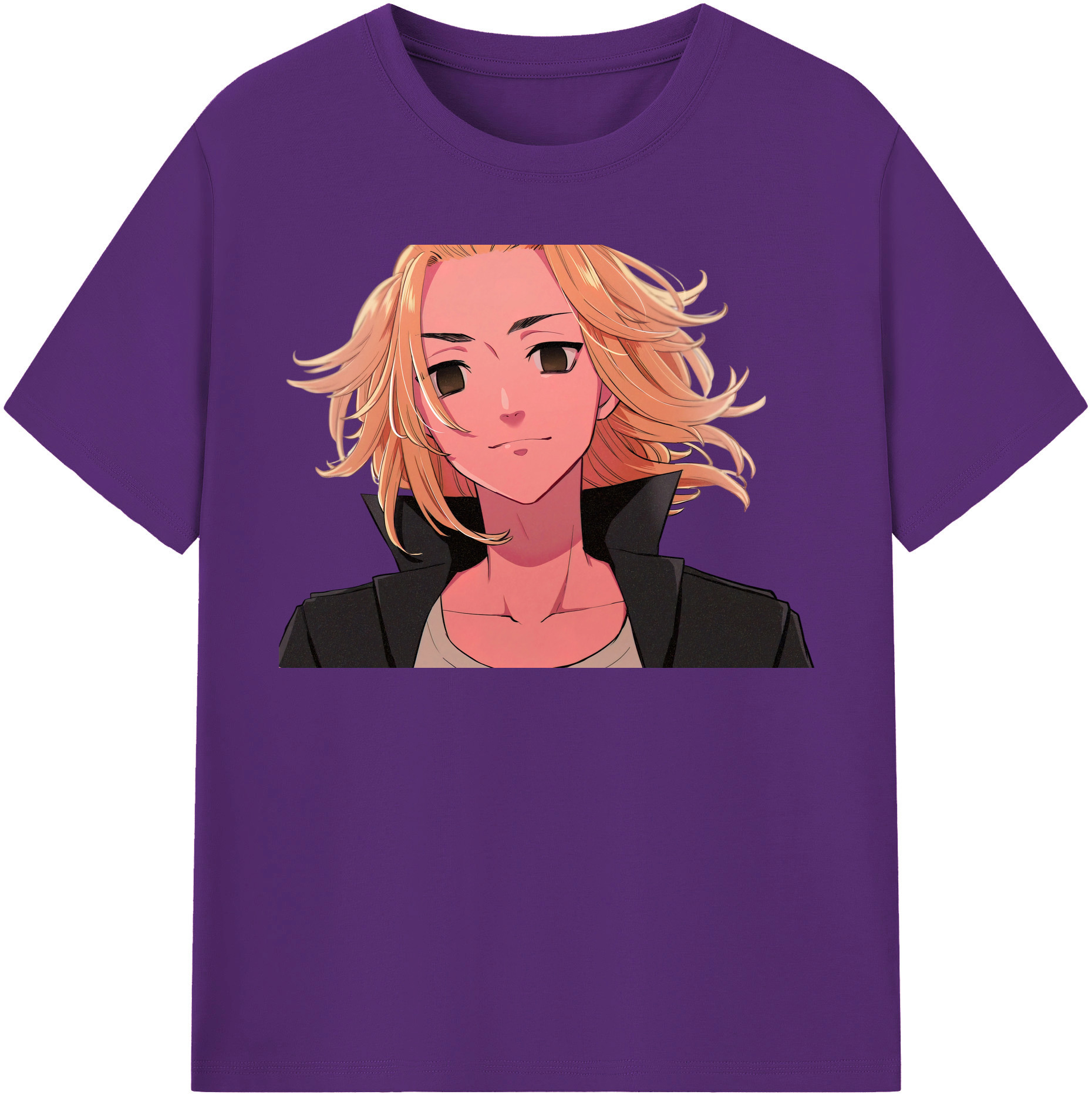 （画像用） 東京リベンジャーズ Tokyo Revengers 綿100％半袖Tシャツ（フロントプリント）