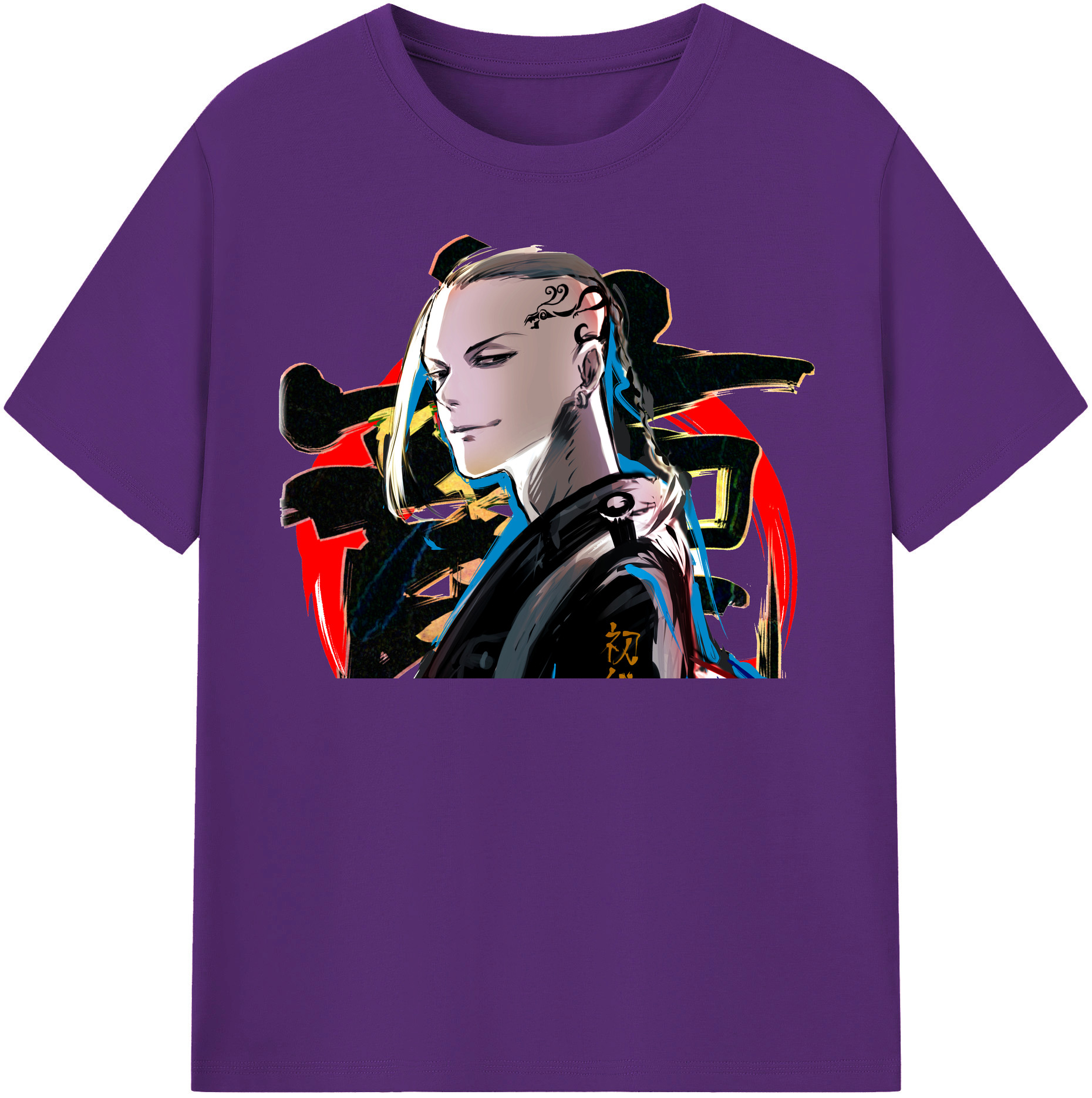 （画像用） 東京リベンジャーズ Tokyo Revengers 綿100％半袖Tシャツ（フロントプリント）
