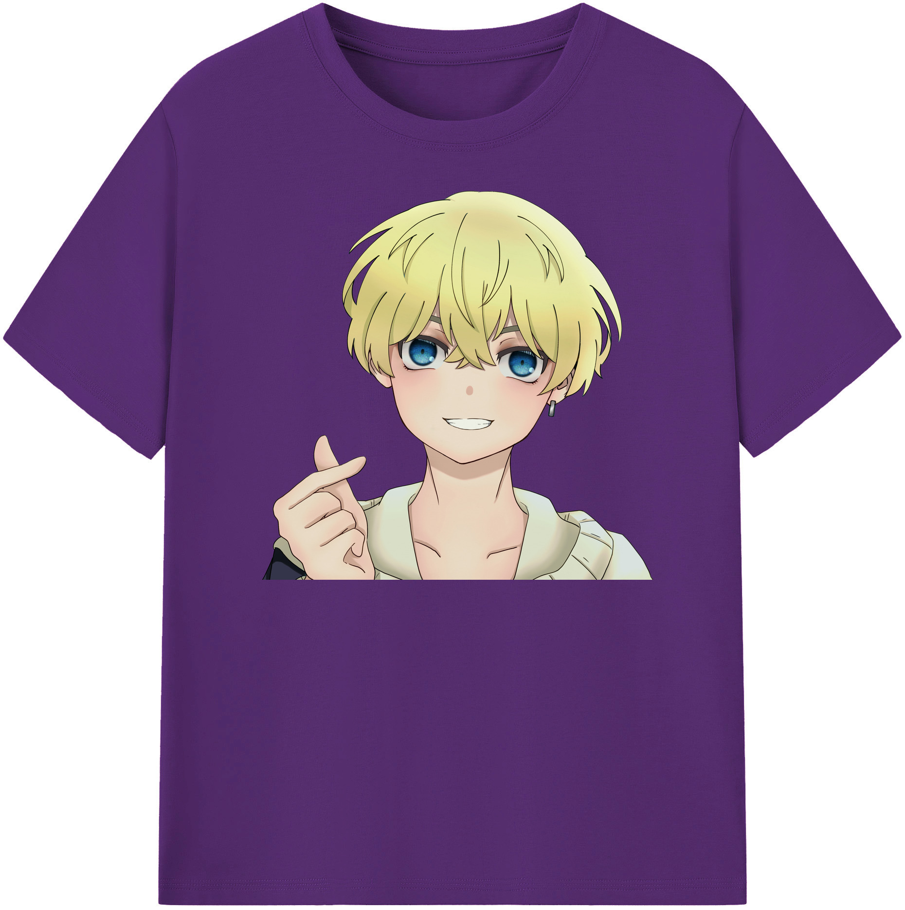 （画像用） 東京リベンジャーズ Tokyo Revengers 綿100％半袖Tシャツ（フロントプリント）
