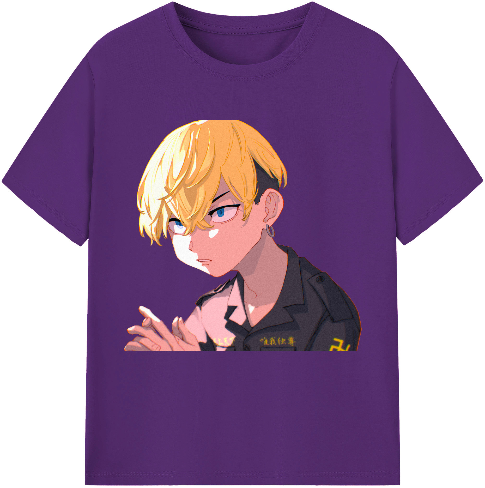 （画像用） 東京リベンジャーズ Tokyo Revengers 綿100％半袖Tシャツ（フロントプリント）
