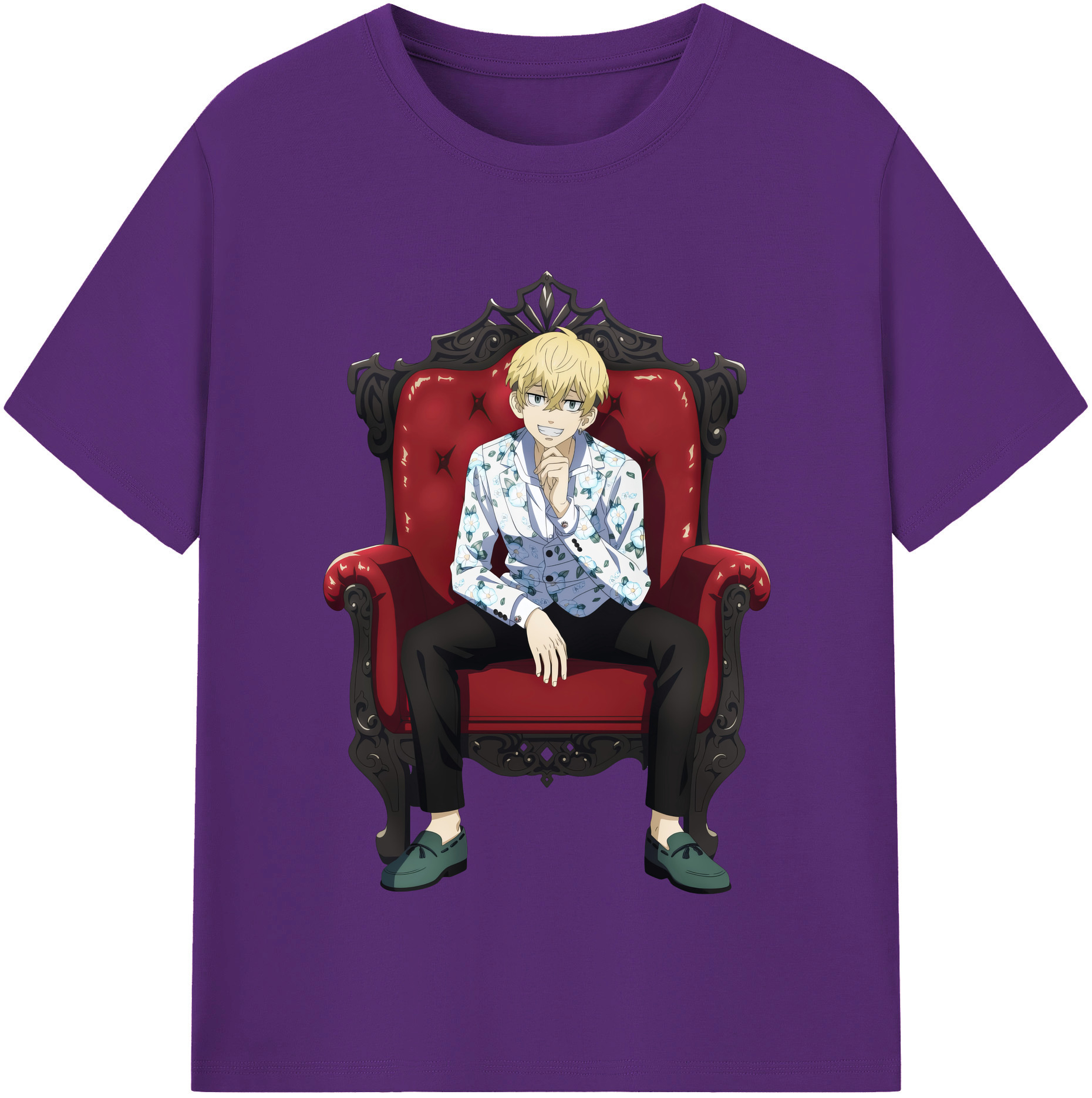 （画像用） 東京リベンジャーズ Tokyo Revengers 綿100％半袖Tシャツ（フロントプリント）