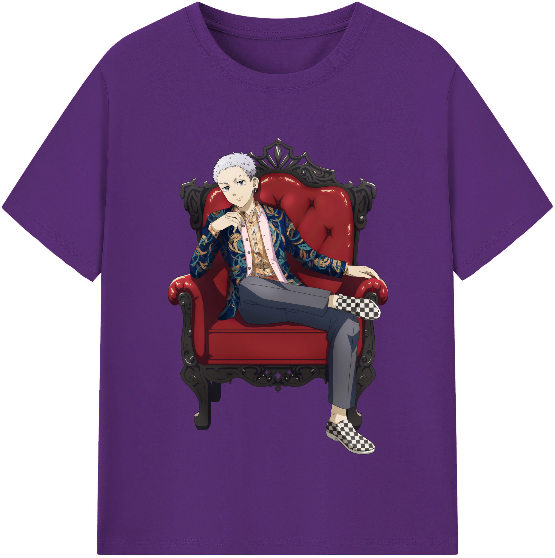 （画像用） 東京リベンジャーズ Tokyo Revengers 綿100％半袖Tシャツ（フロントプリント）