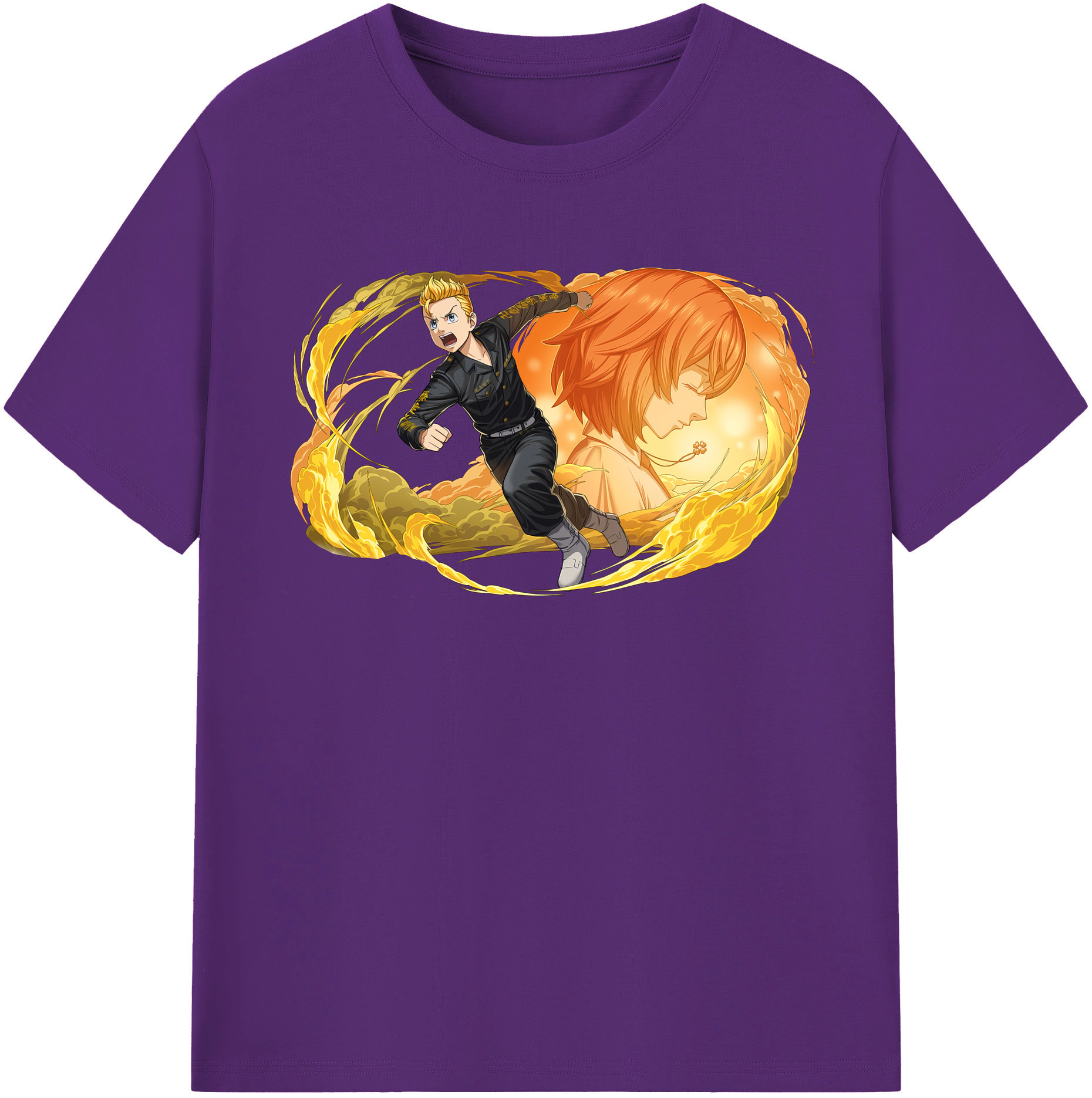 （画像用） 東京リベンジャーズ Tokyo Revengers 綿100％半袖Tシャツ（フロントプリント）
