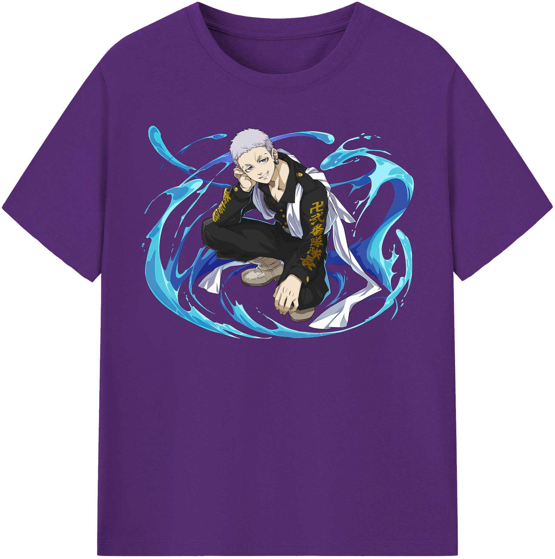 （画像用） 東京リベンジャーズ Tokyo Revengers 綿100％半袖Tシャツ（フロントプリント）